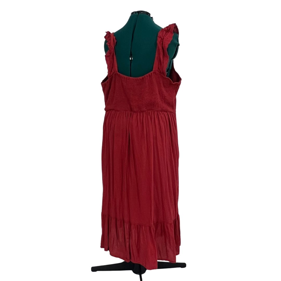 Rust Colored Maxi Dress