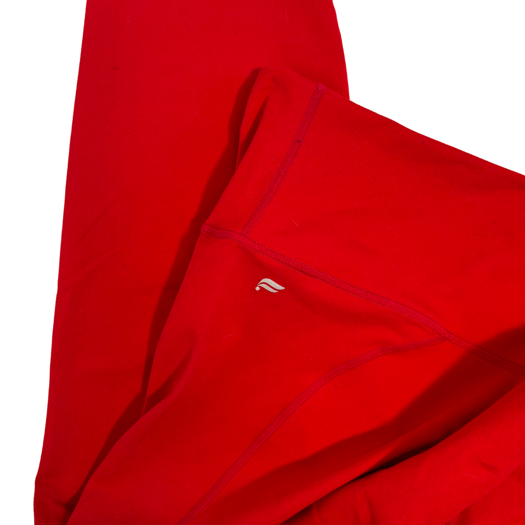 Fabletics Red Ankle Length Leggings