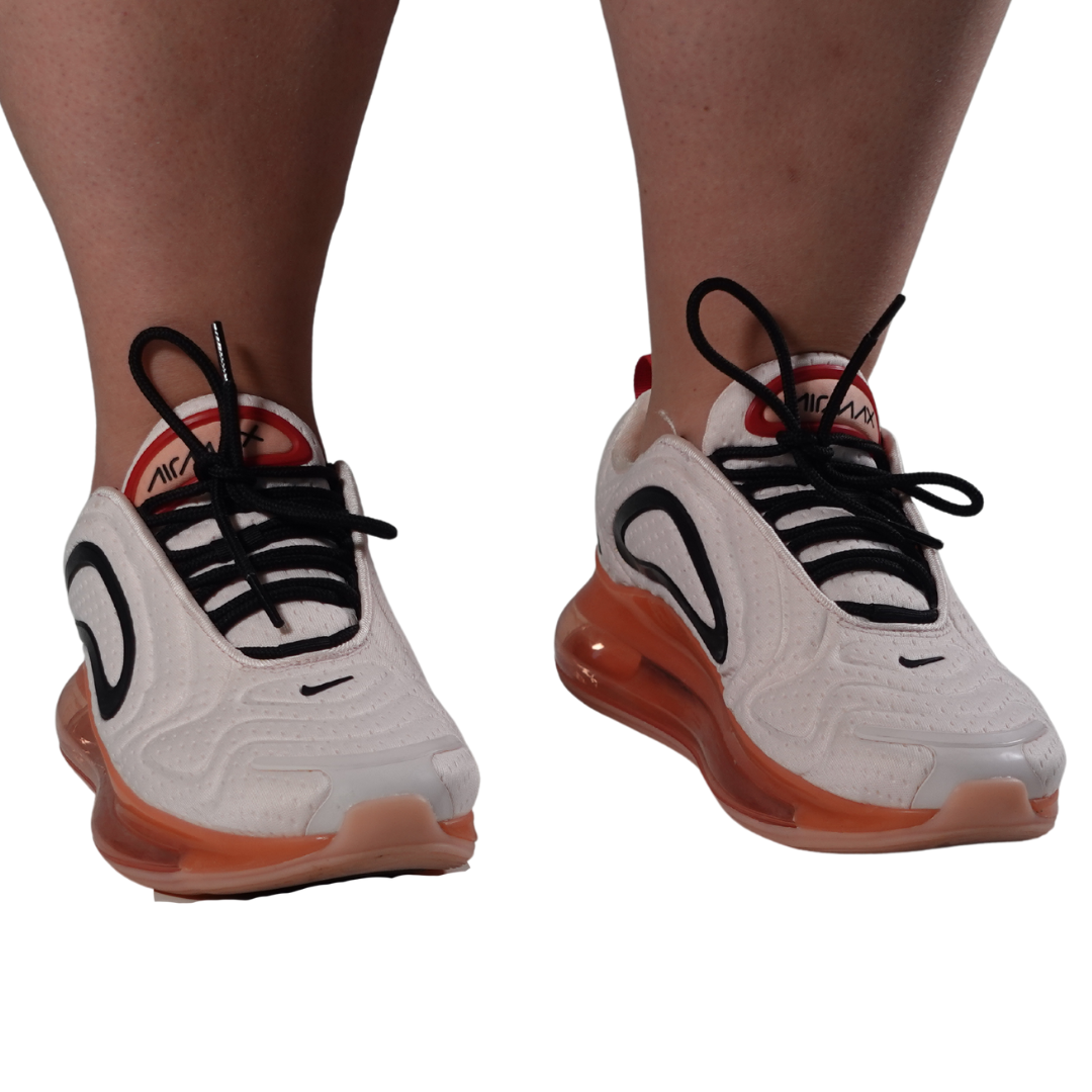 Nike Soft Pink and Coral Air Max 720's (Size 9.5)