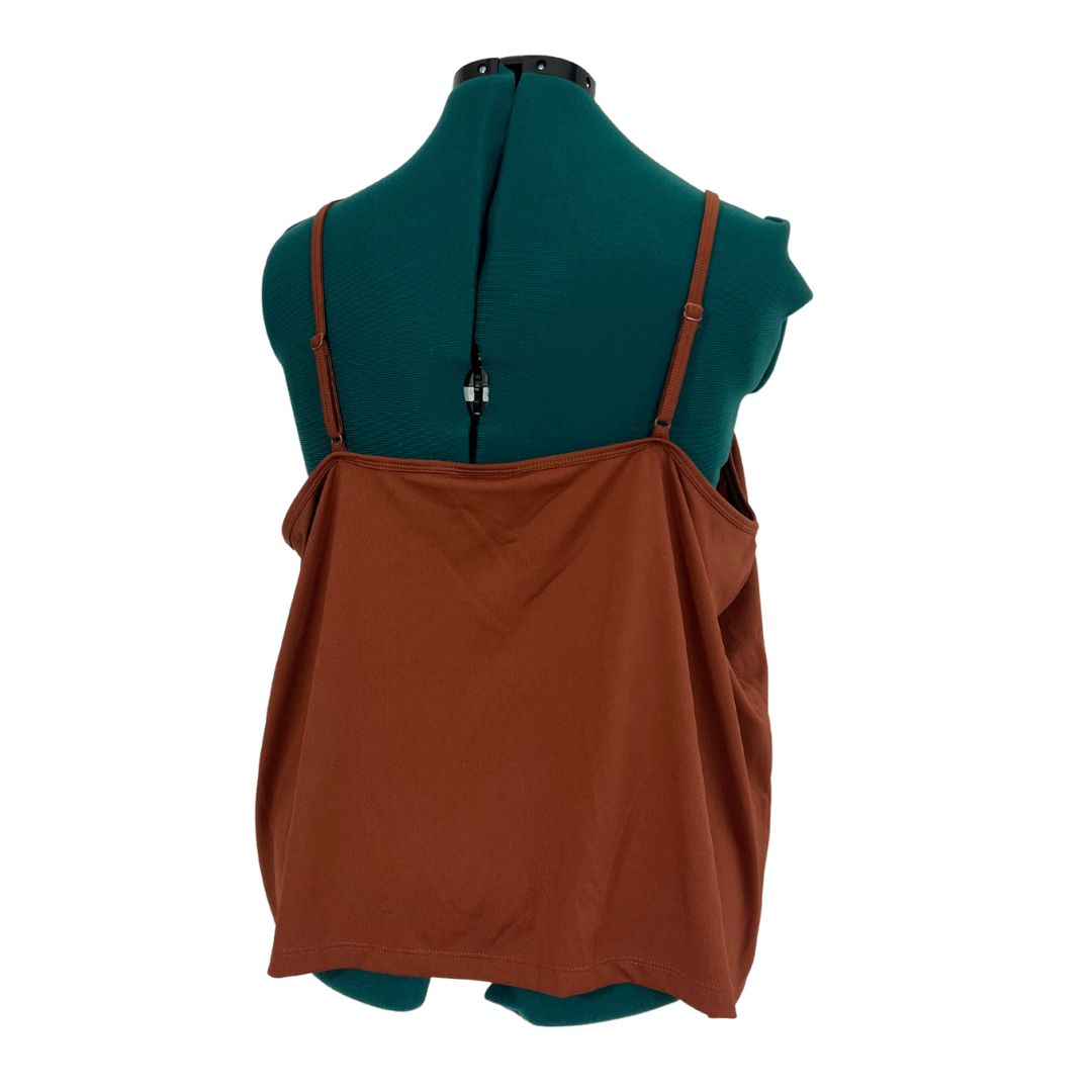 Rust Colored Fitted Cami Tank