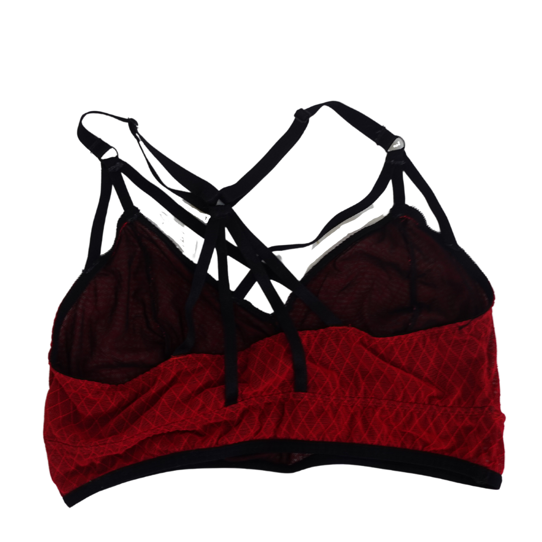 Red and Black Sheer Bralette