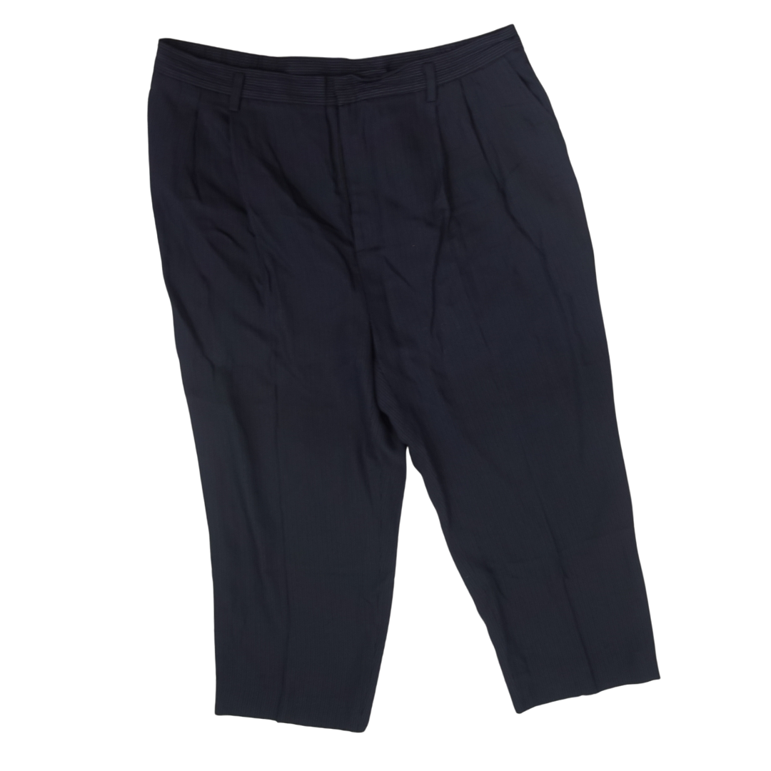 Vintage Navy Pinstripe Dress Pant