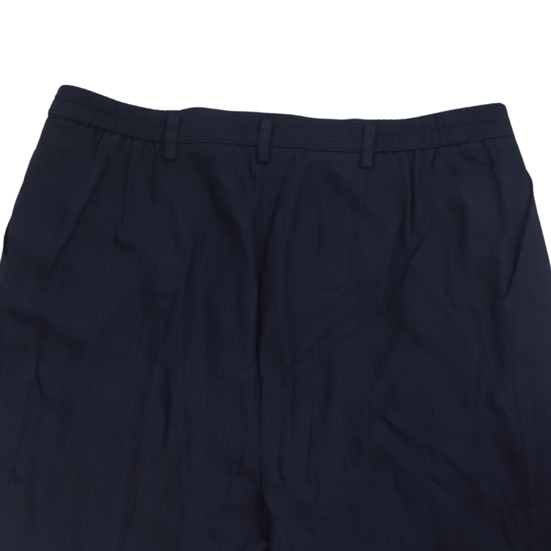 Vintage Navy Pinstripe Dress Pant