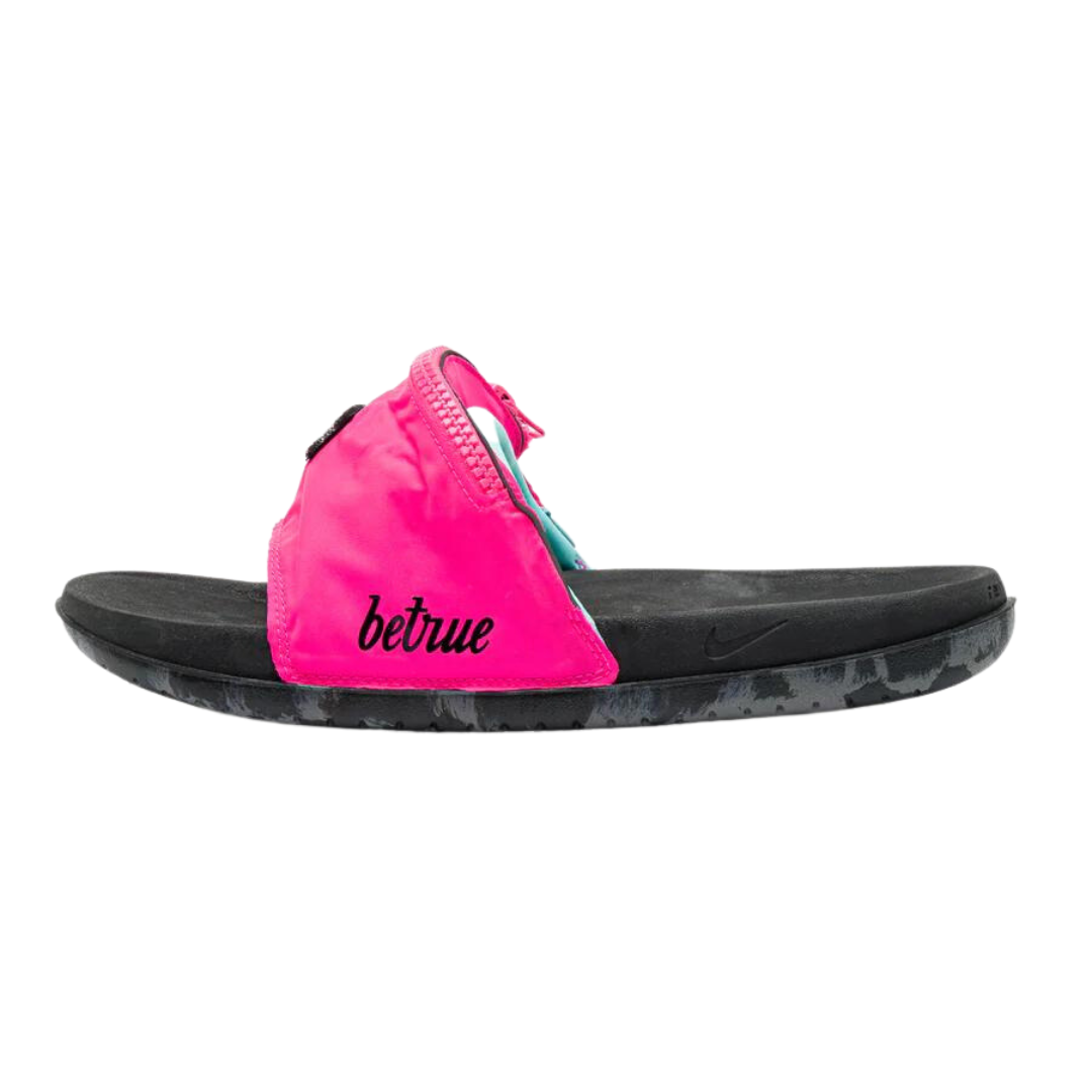 Nike Be True Fanny Pack Slides with Pride Flags NWT (Size 7)