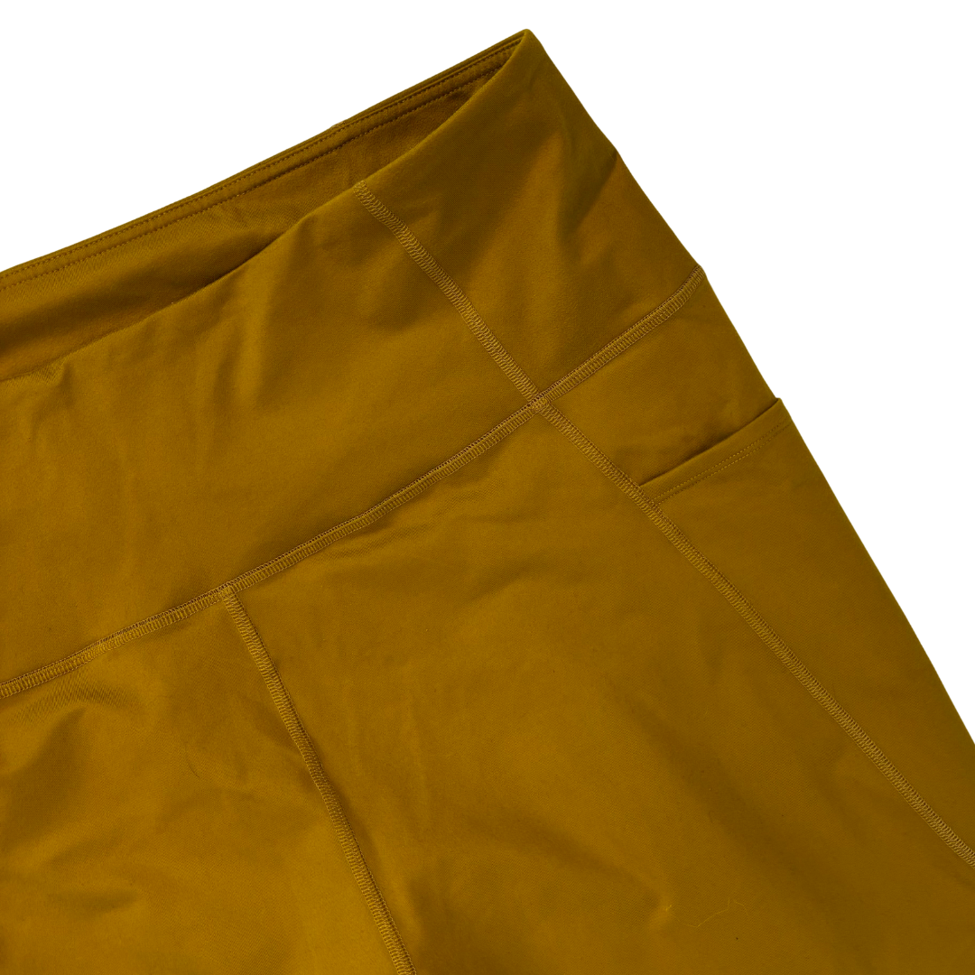 Coreio Dark Yellow Pocket Leggings