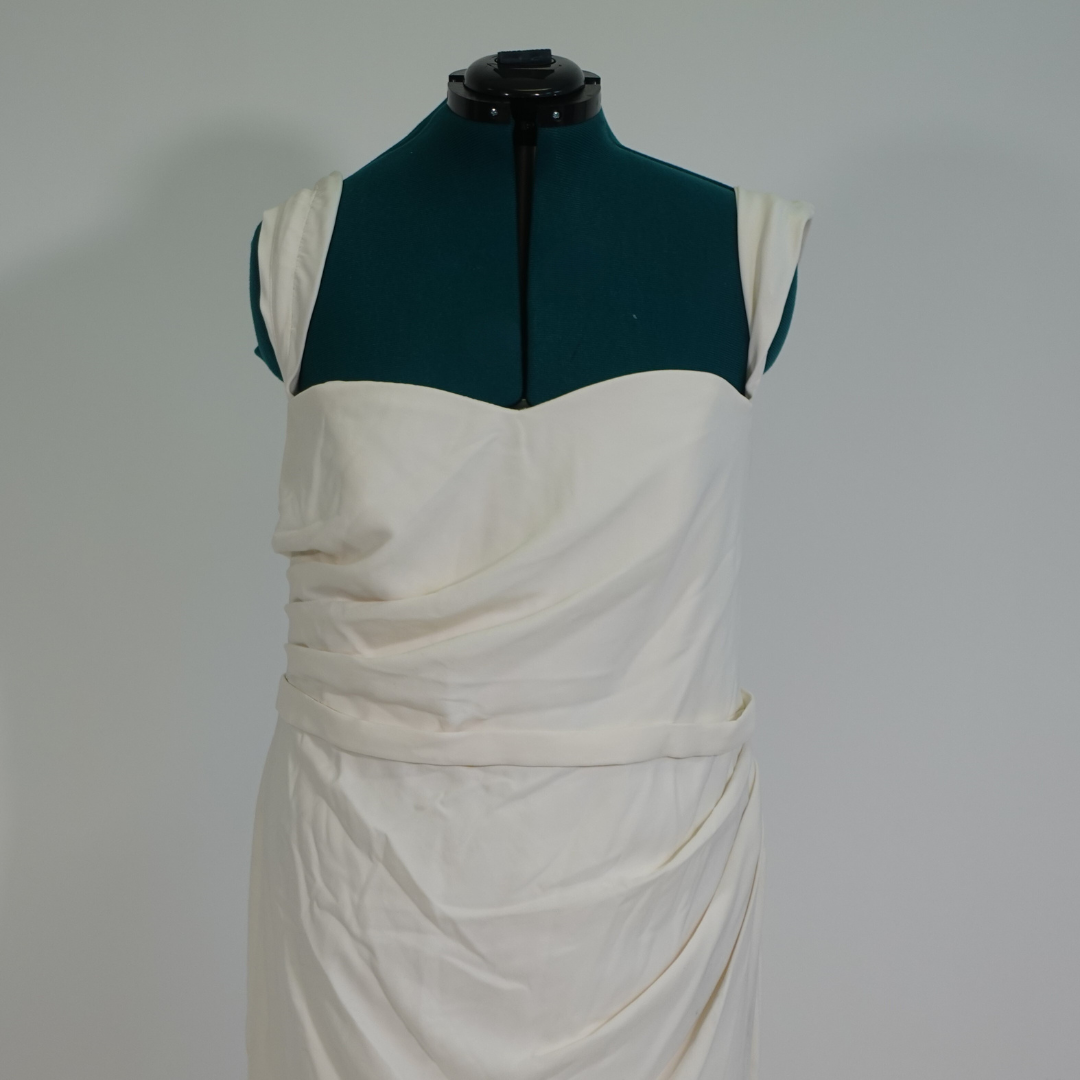 White Floor Length Formal Gown