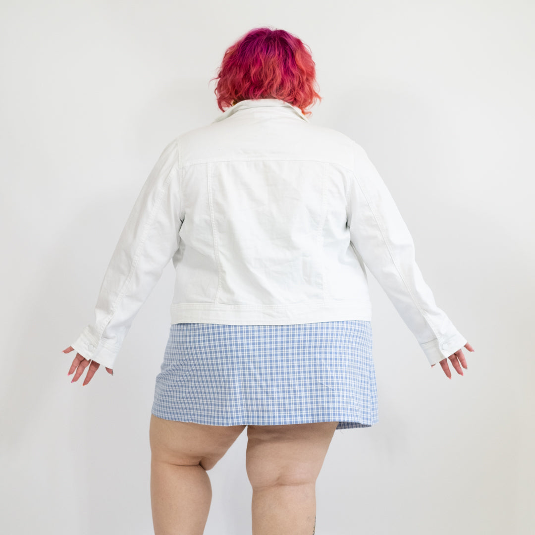 White Denim Jacket