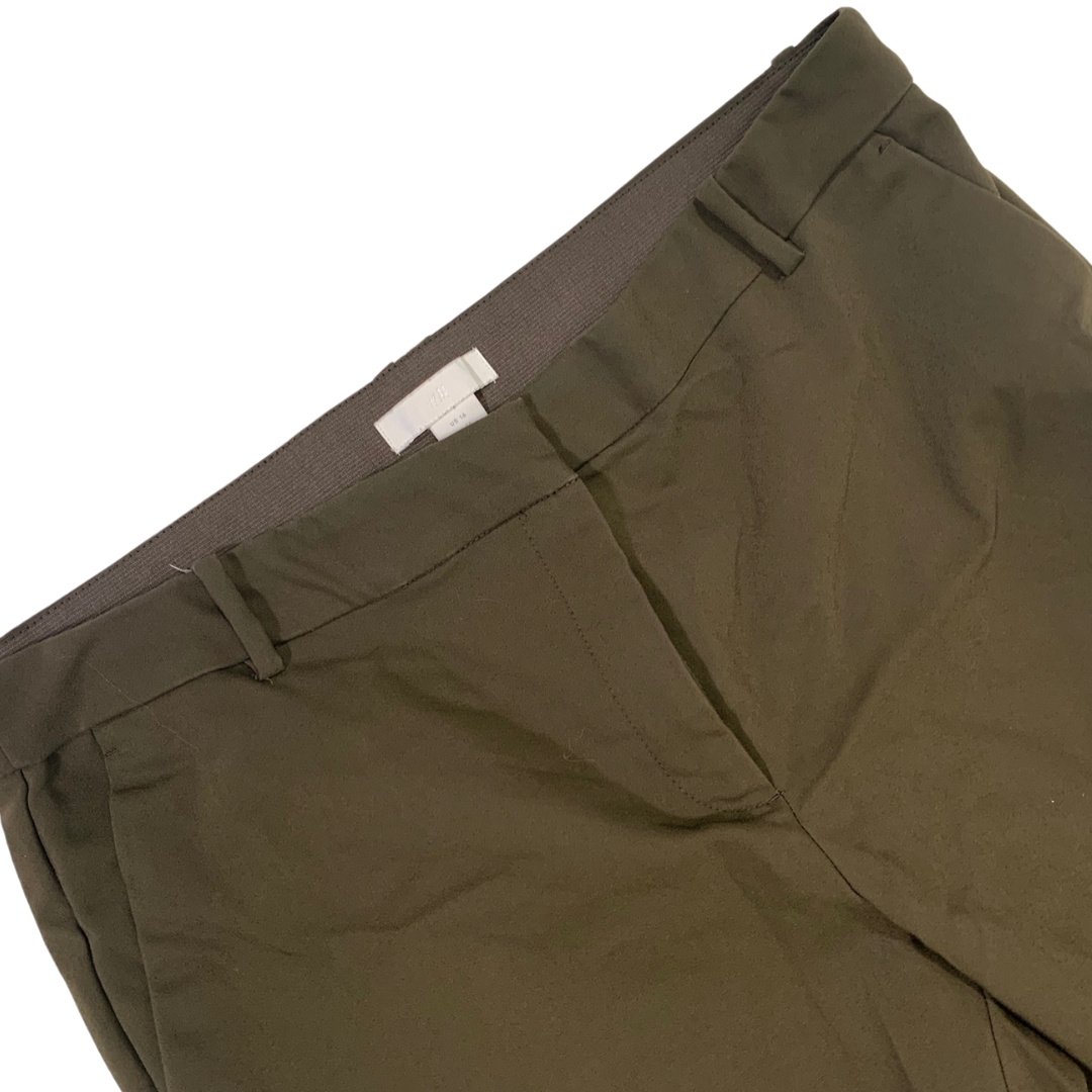 Olive Green Skinny Trouser Pants