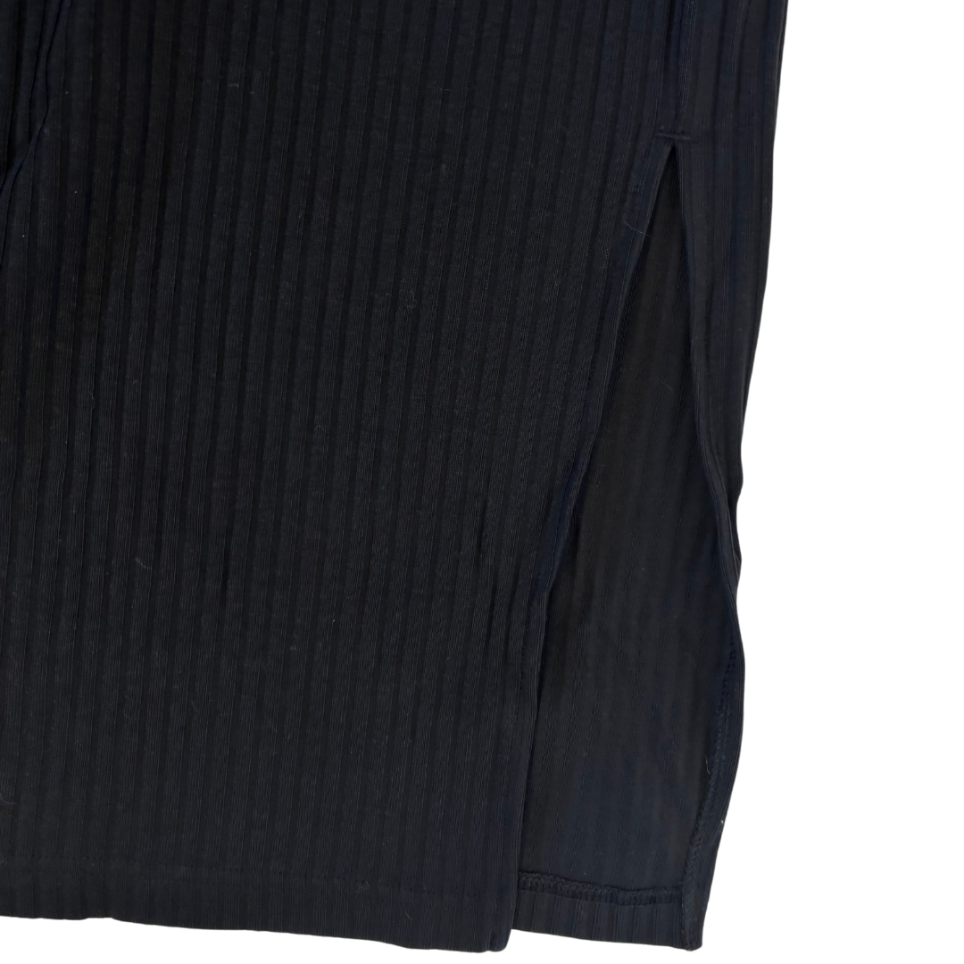 Nike Black Ribbed Midi Skirt