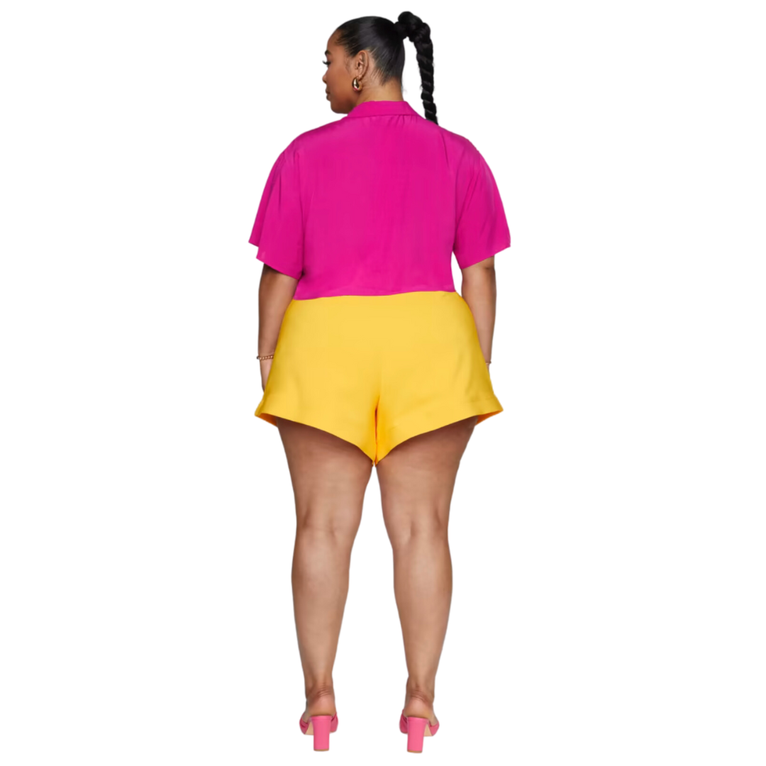 Bright Flippy Trouser Shorts NWOT