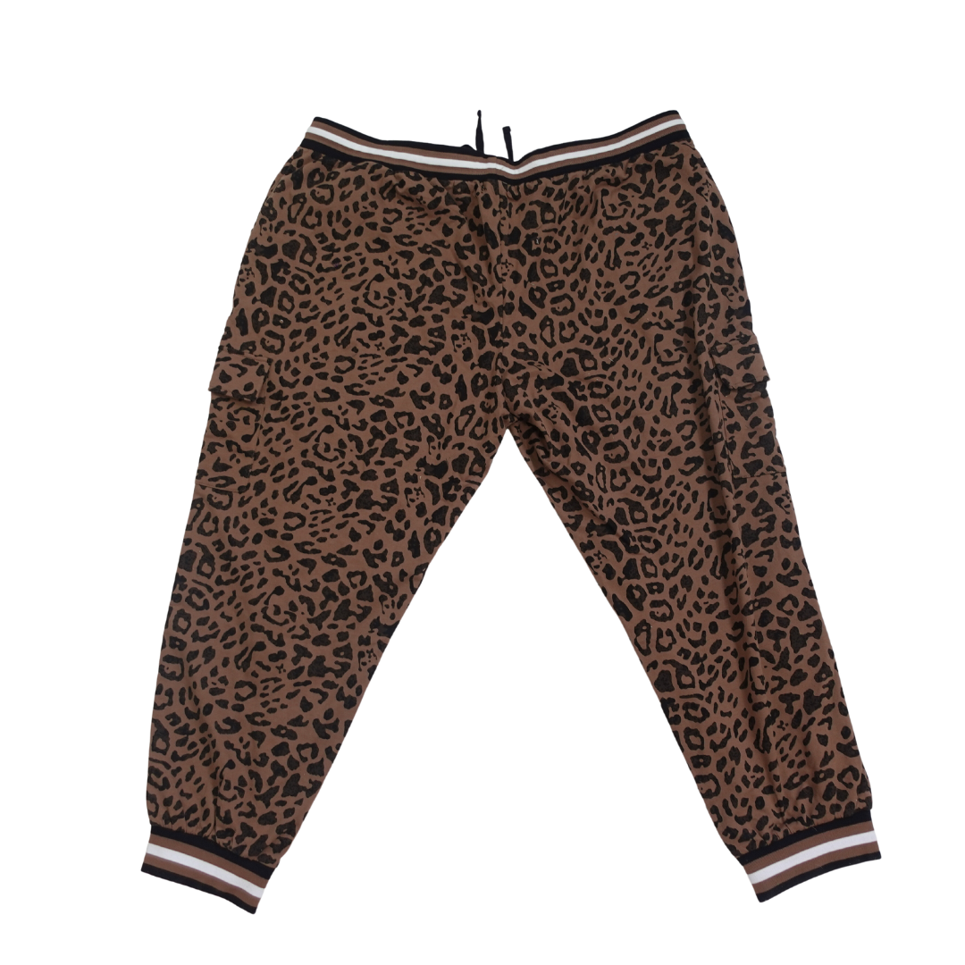 Cheetah Print Cargo Joggers NWT