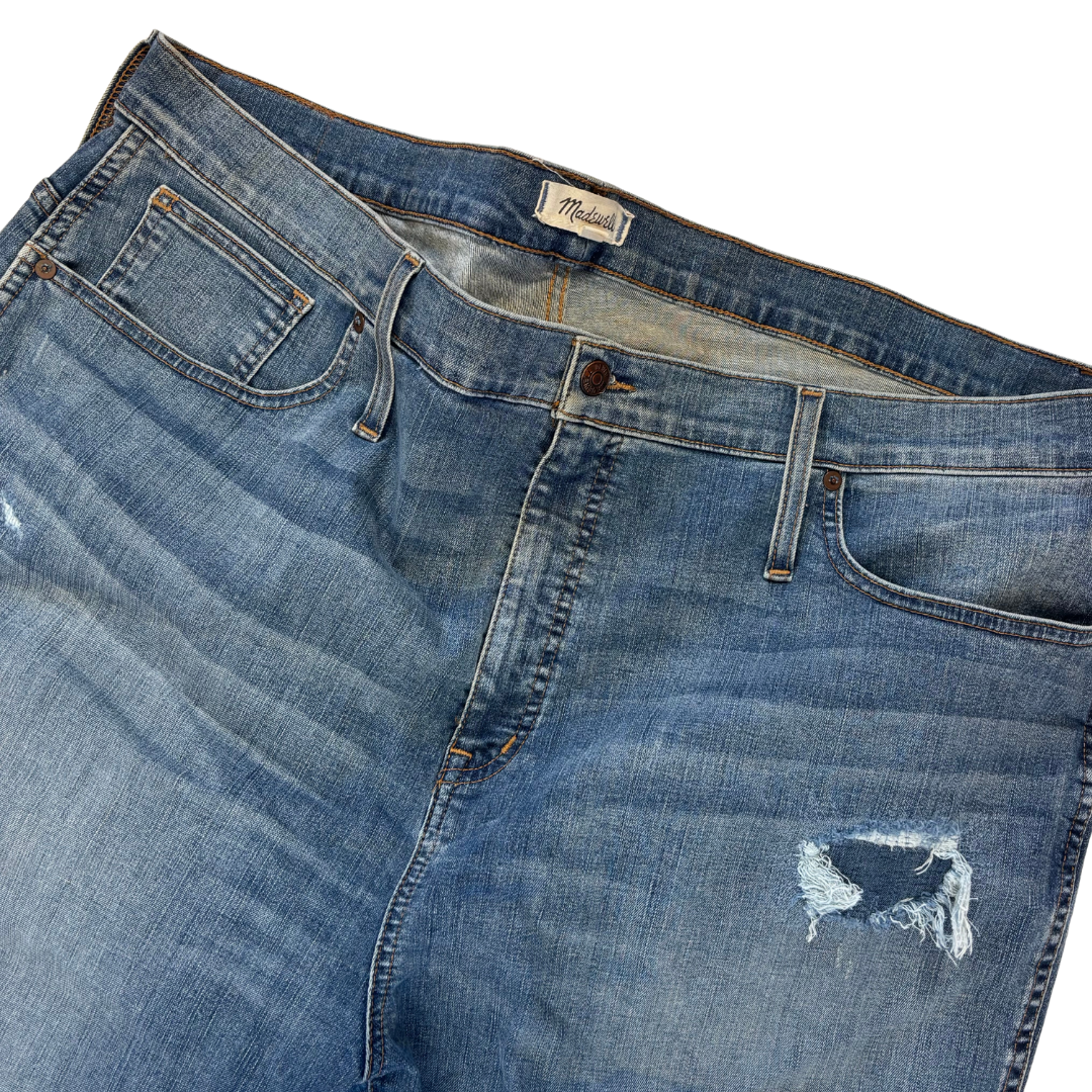 Madewell Medium Wash Straight Leg Jeans