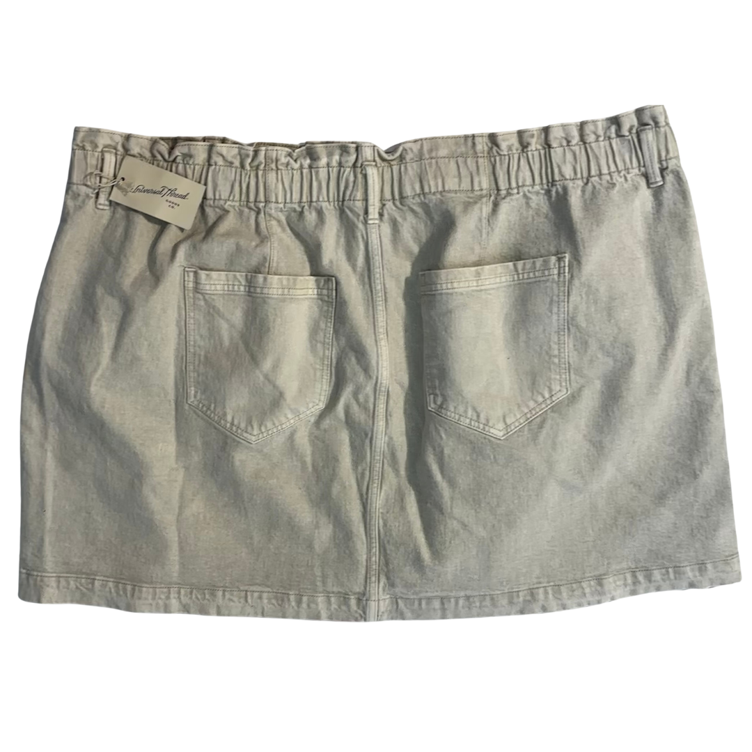 Light Khaki Skirt with Paperbag waist NWT