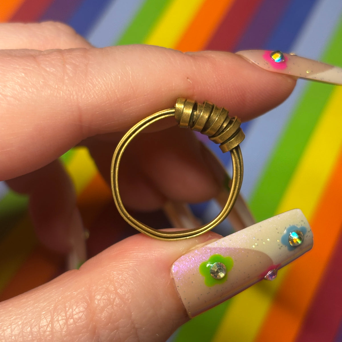 Brass Wire Wrapped Ring