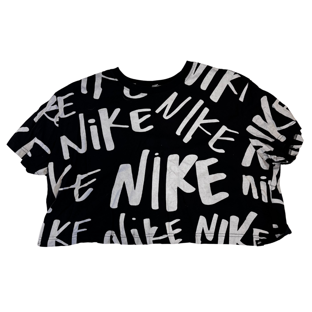 Nike Graffiti Graphic Cropped Tee