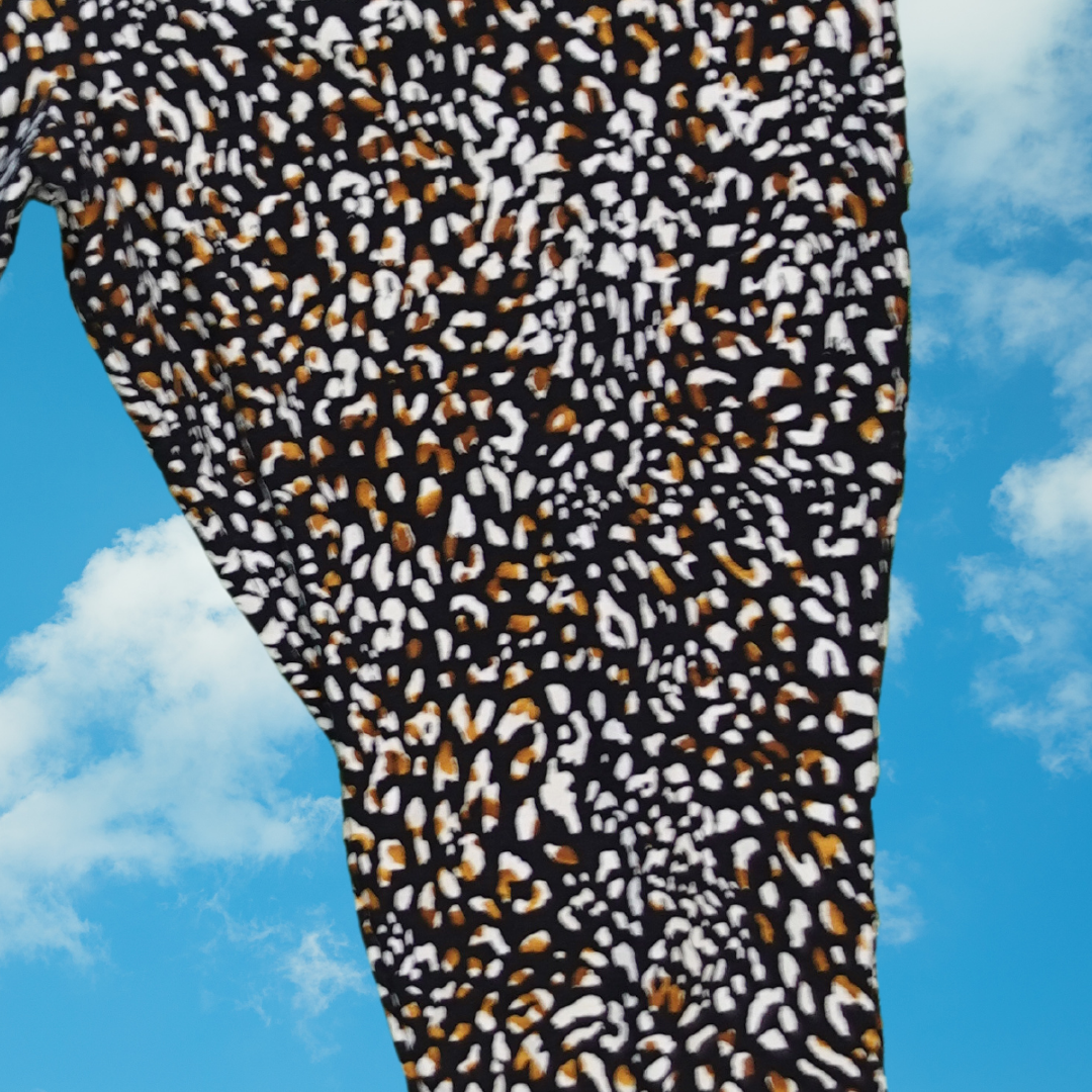 Black and Brown Cheetah Print Leggings