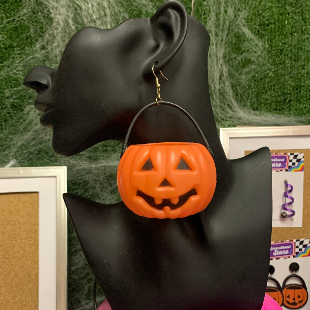 Halloween Candy Bucket Earrings (Various Styles)