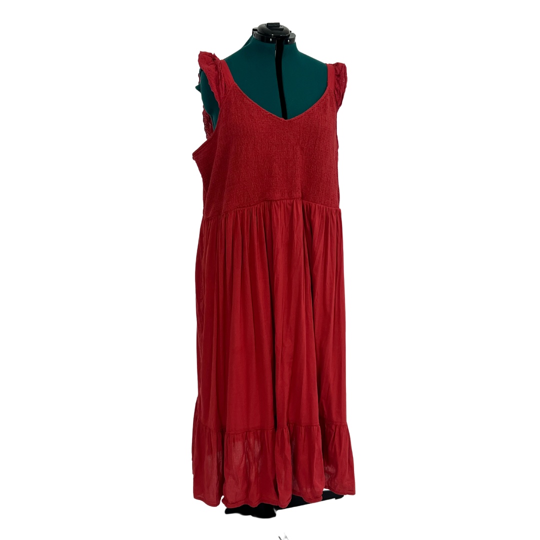 Rust Colored Maxi Dress