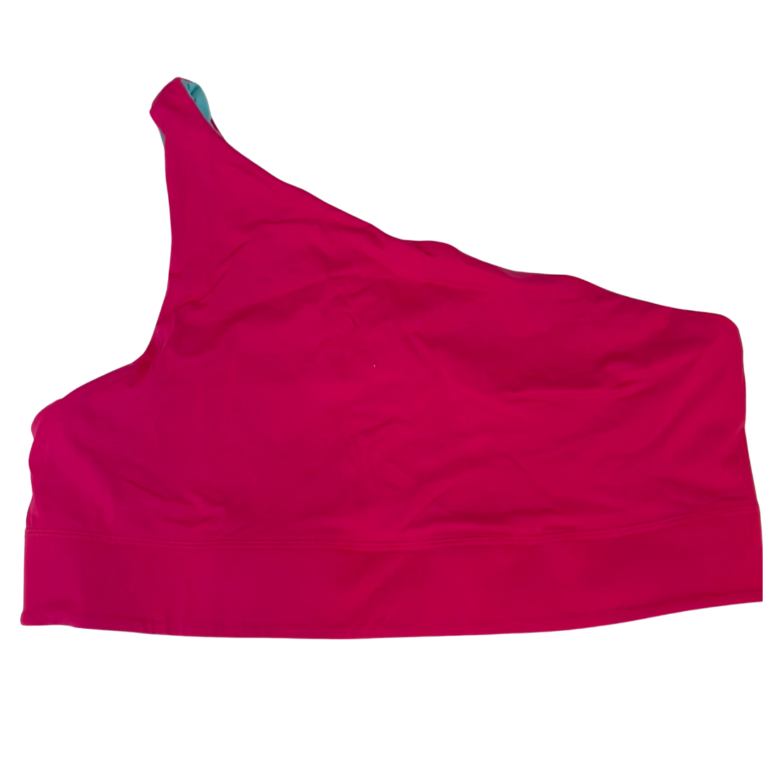 Fabletics Blue/ Pink Reversible Asymmetrical Sports Bra