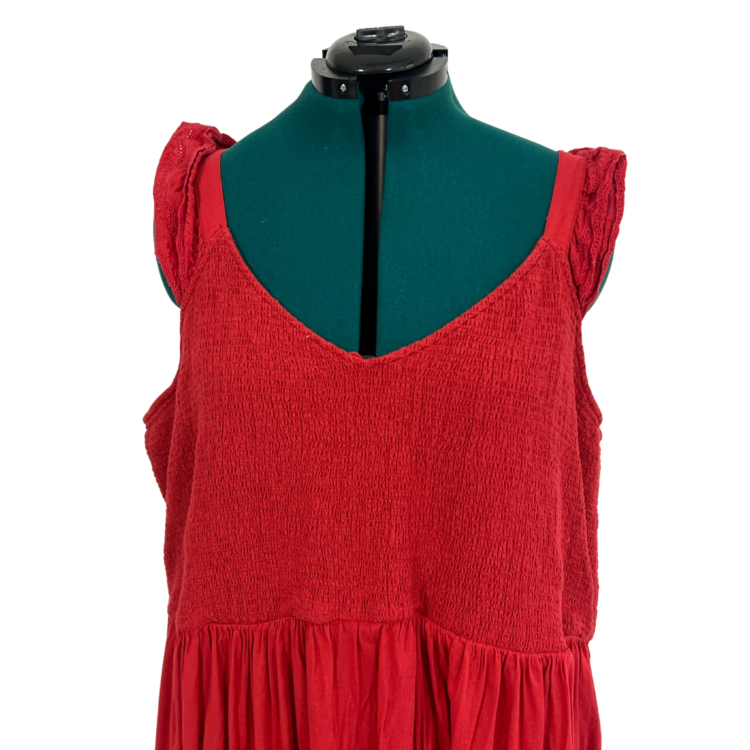 Rust Colored Maxi Dress