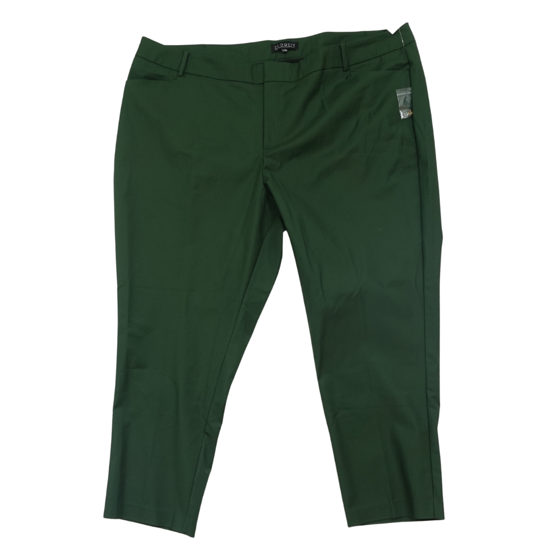 Green Classic Fit Dress Pants