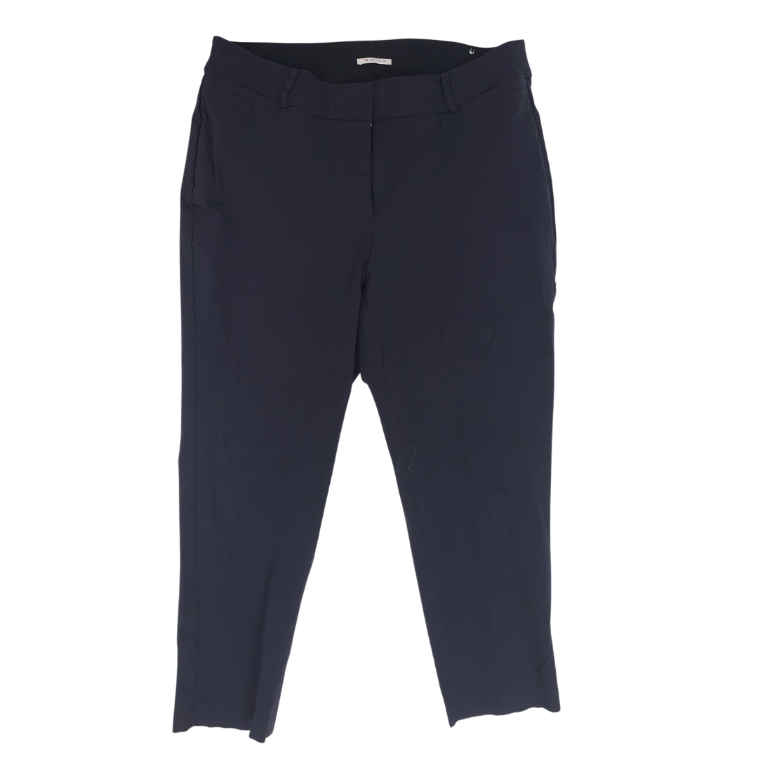 Navy Slim Straight Ankle Pants