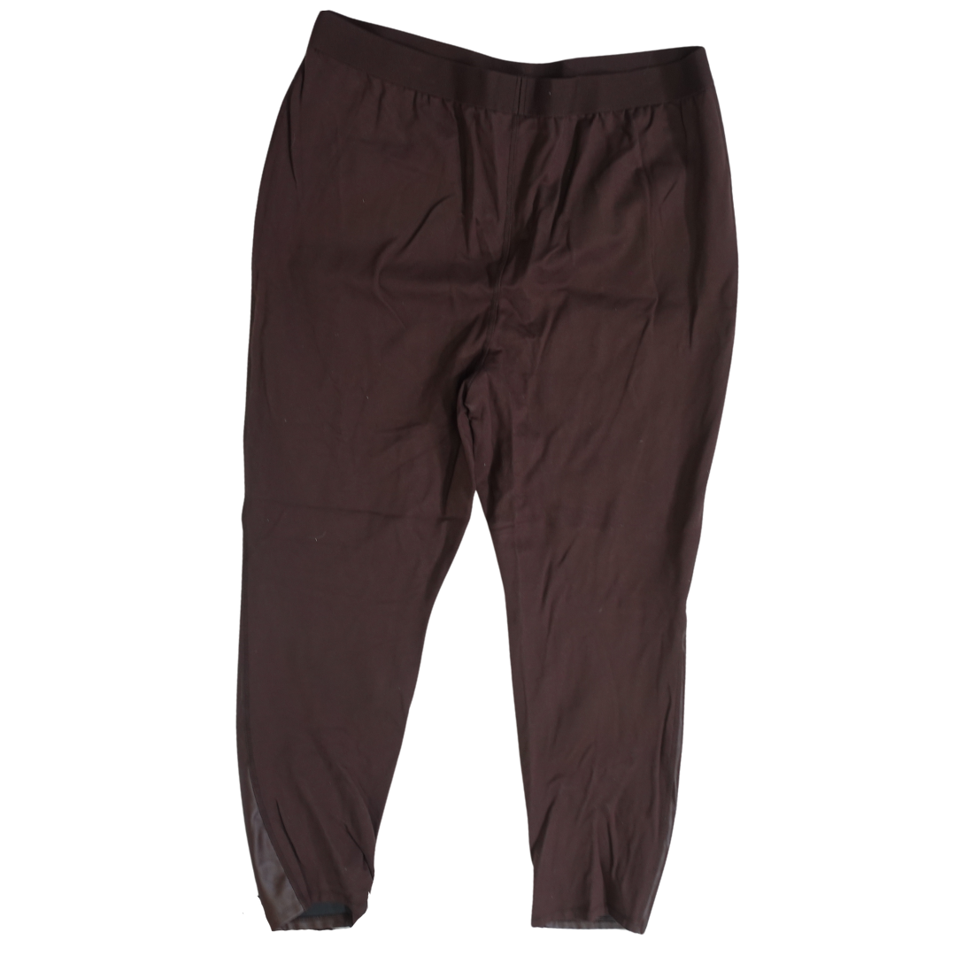 Brown Faux Leather Leggings