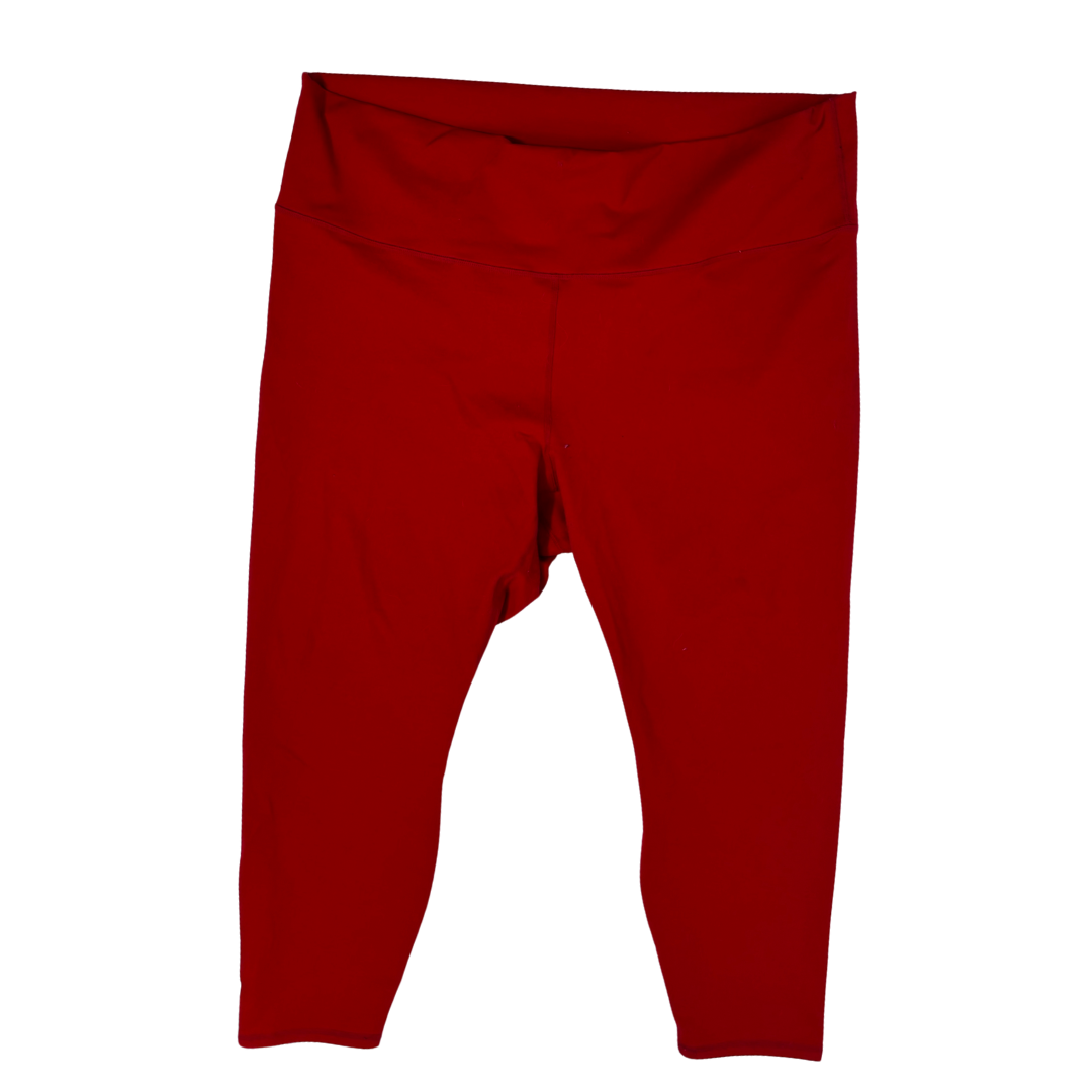 Fabletics Red Ankle Length Leggings