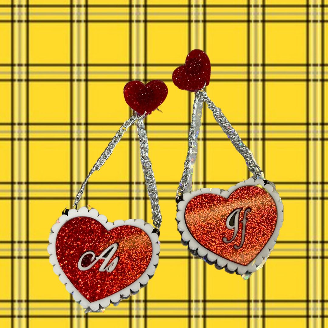 As If Acrylic Earrings