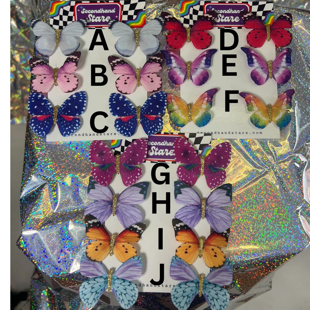 Pair of Butterfly Clips