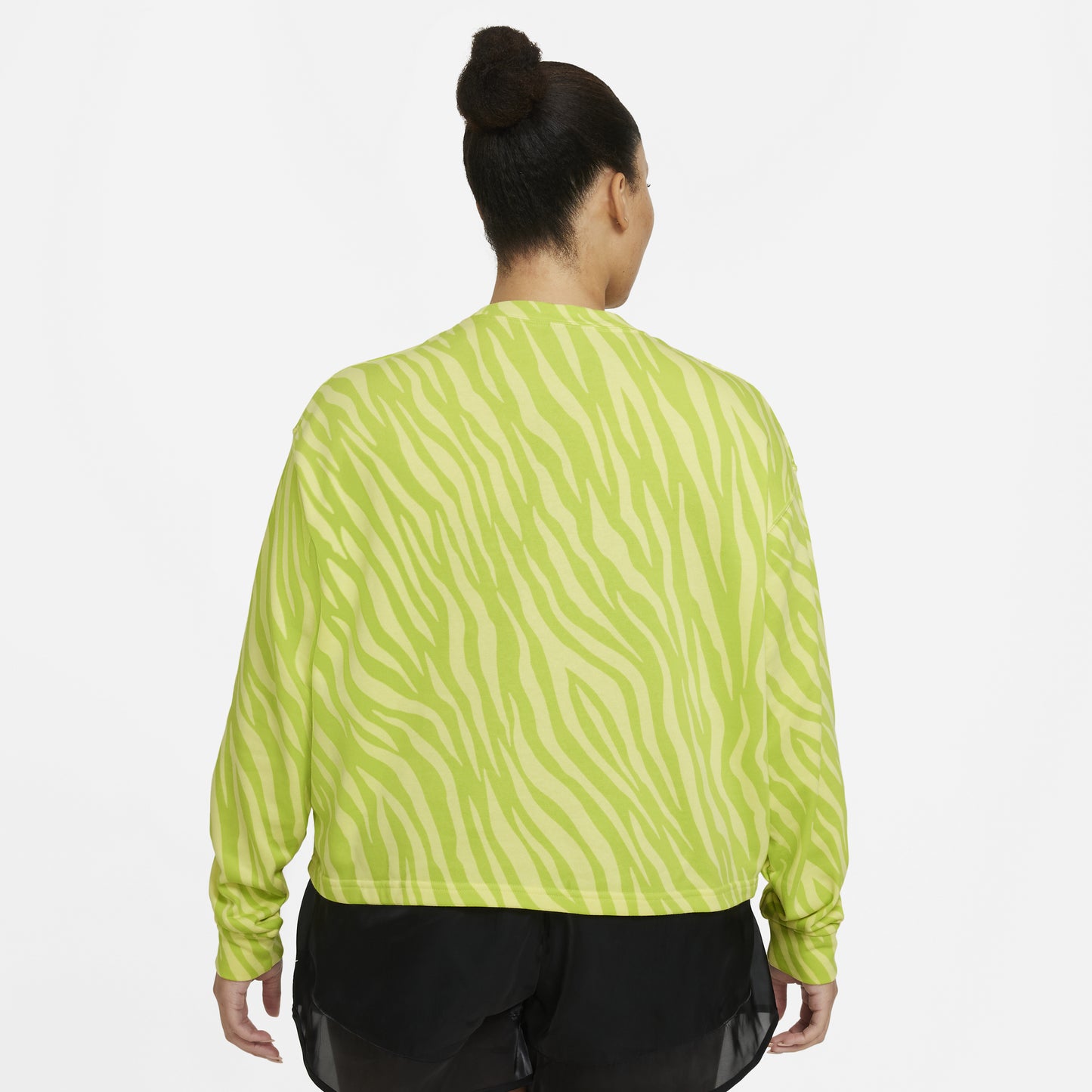 Nike Green Zebra Print Sweatshirt