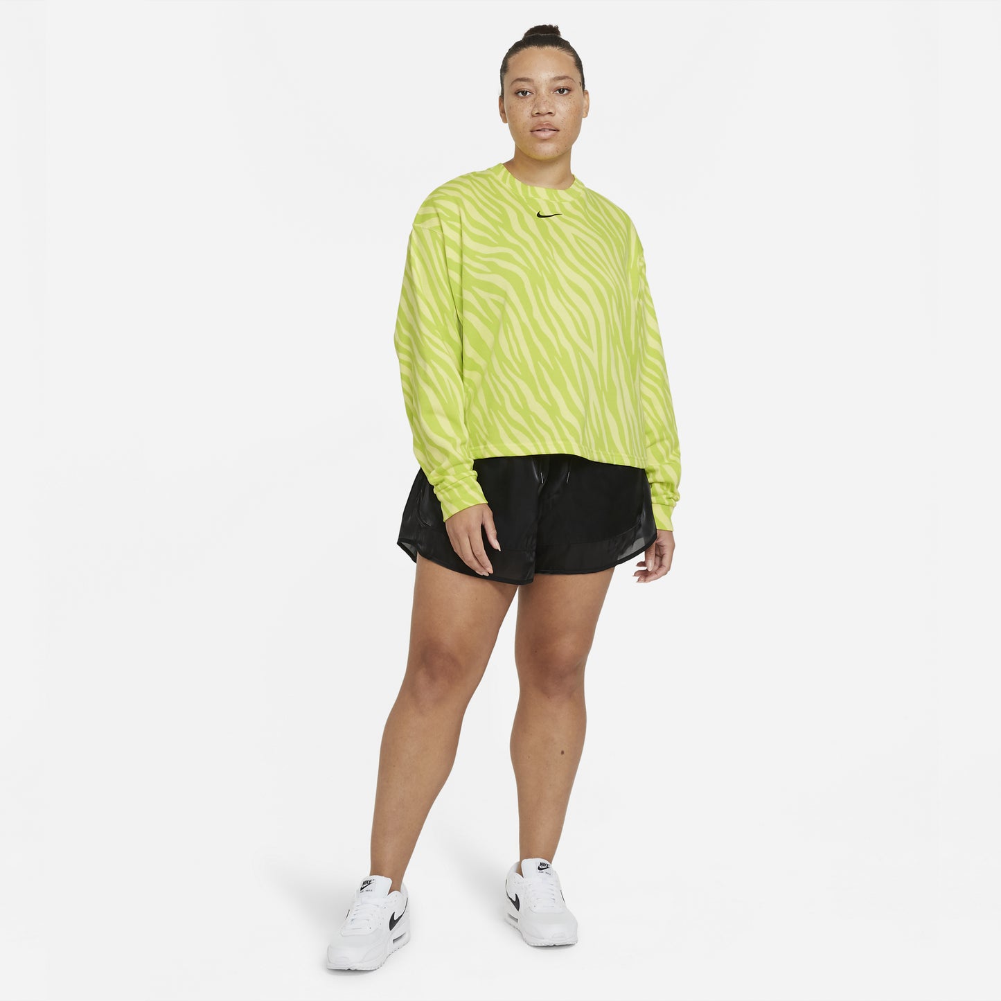 Nike Green Zebra Print Sweatshirt