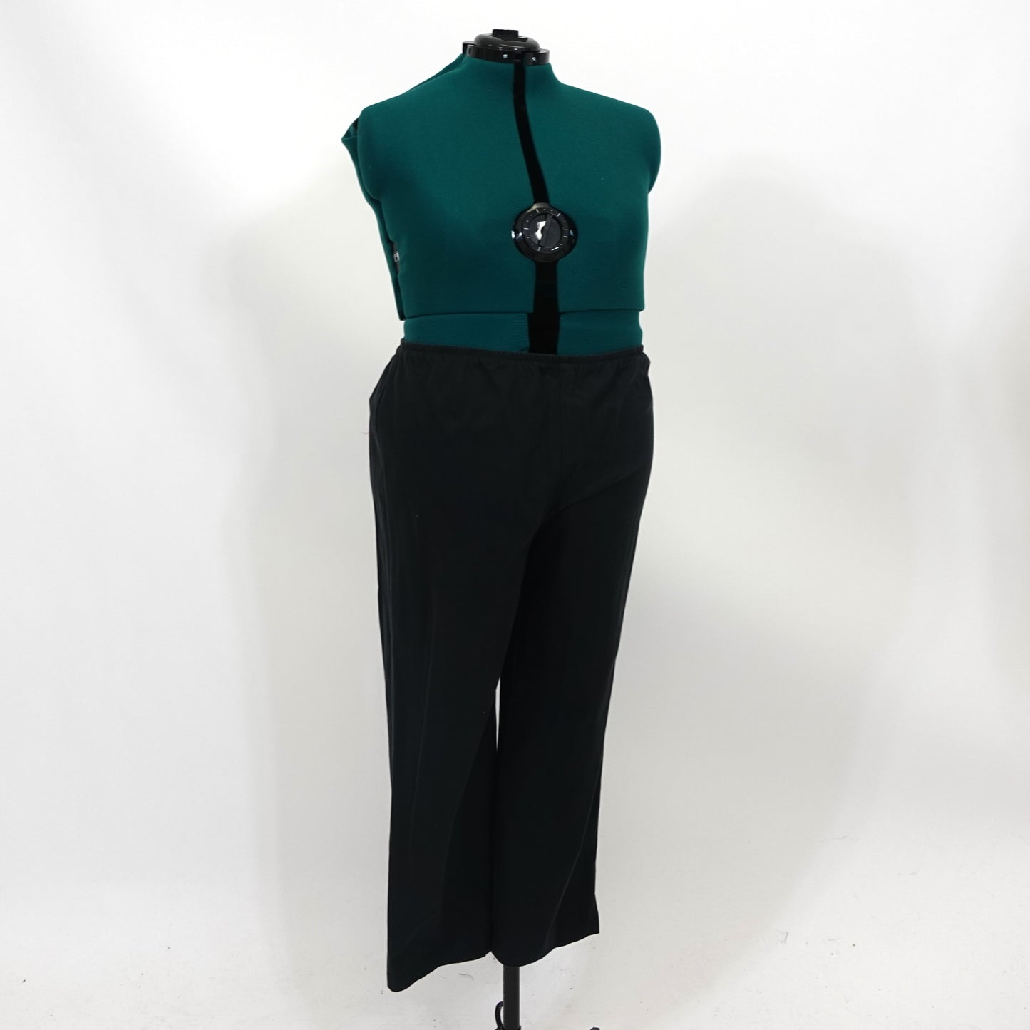 Vintage Black Pull-On Pants