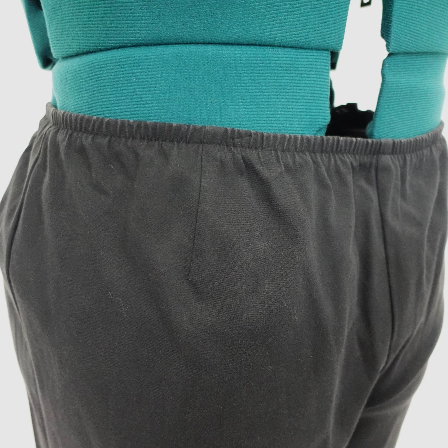 Vintage Black Pull-On Pants