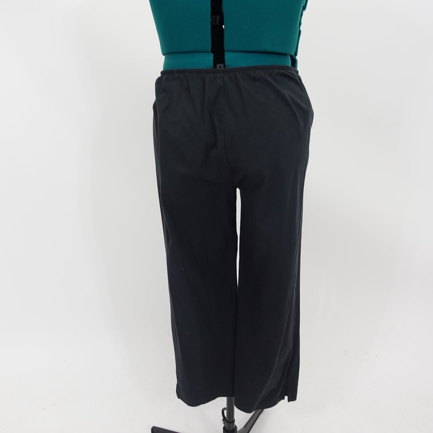 Vintage Black Pull-On Pants