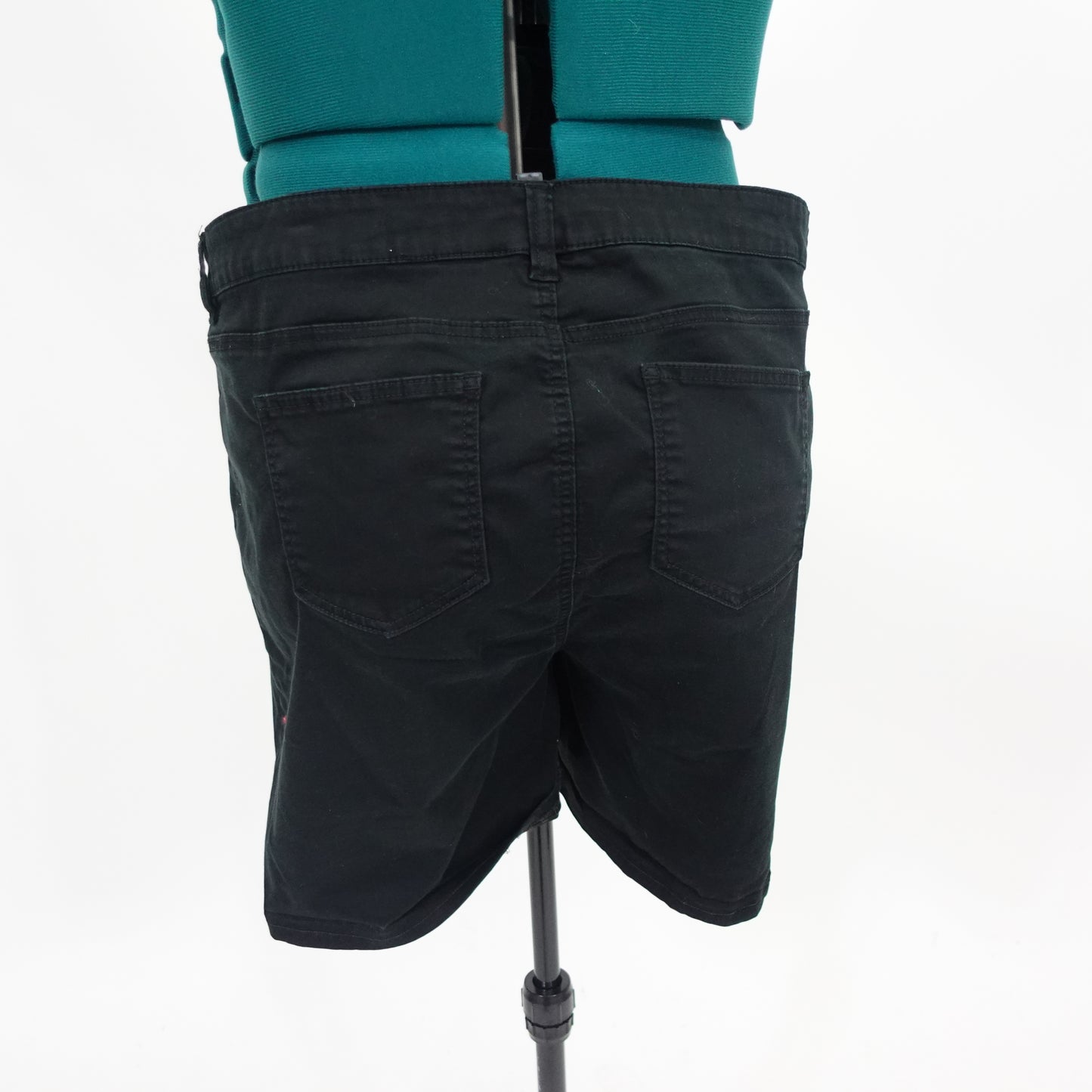 Black Denim Shorts