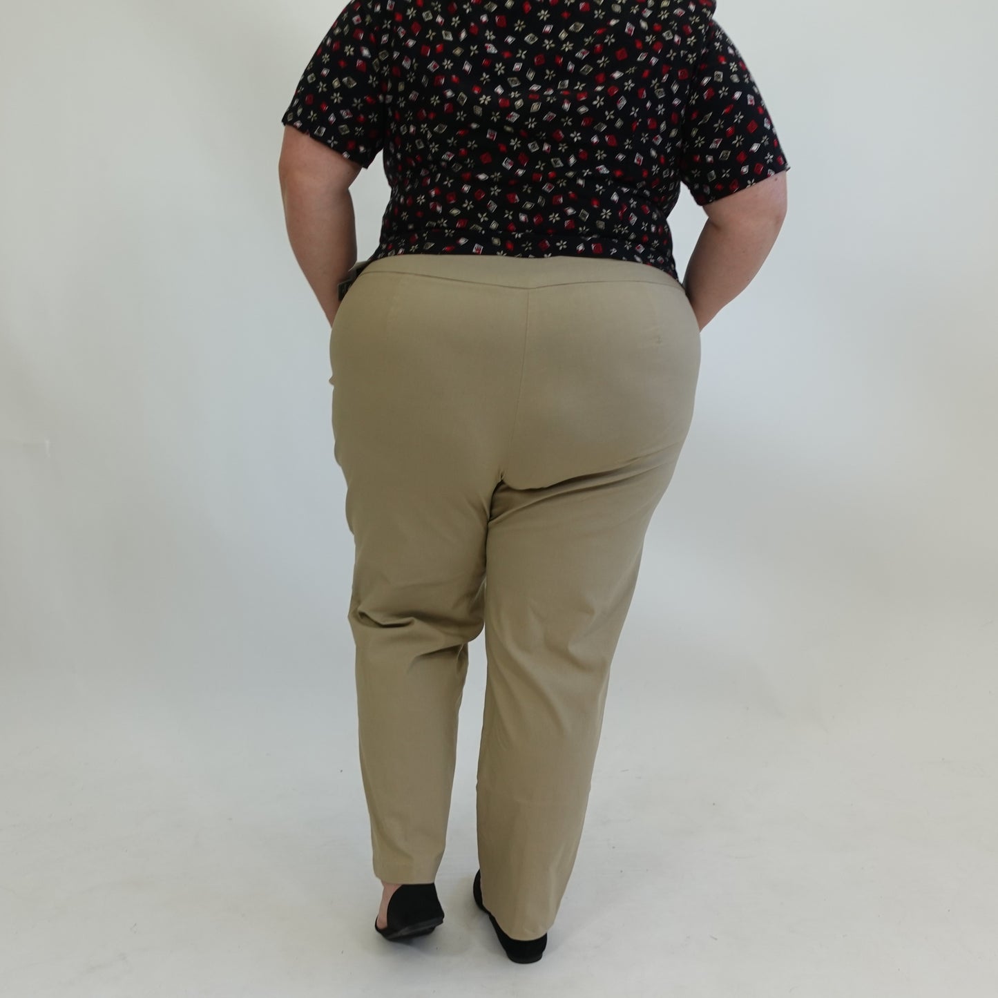 Khaki Pull-On Pants NWT