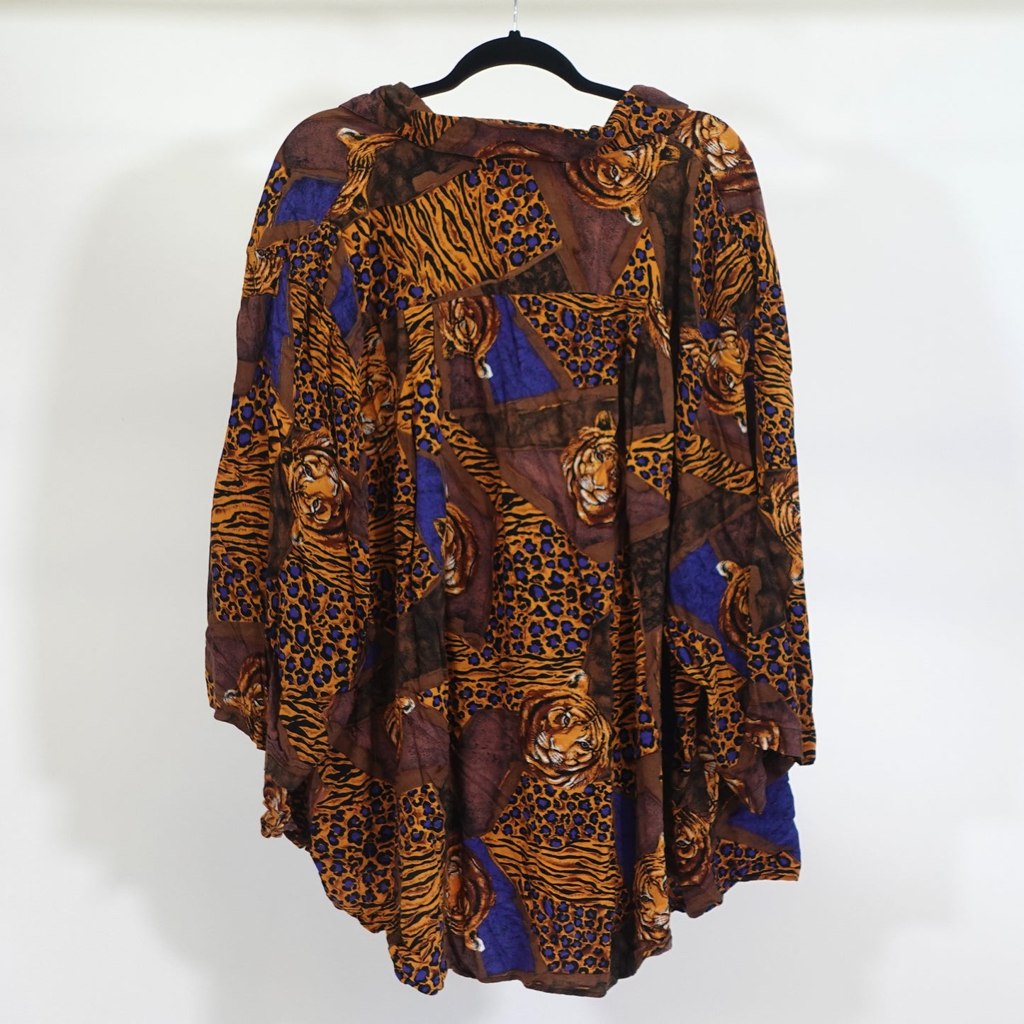 Vintage Animal Print Button Up