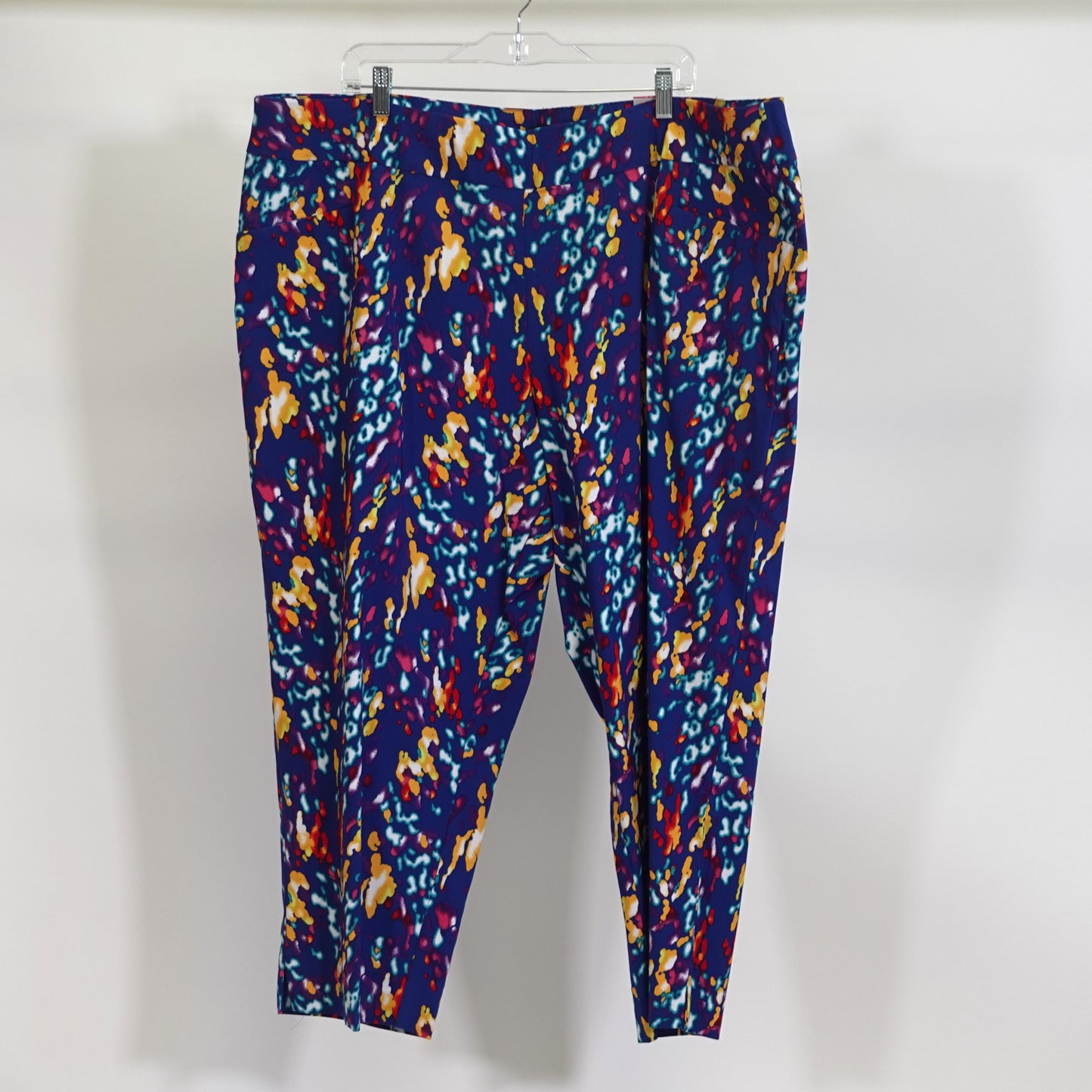 Multicolor Abstract Print Ponte Pants NWT