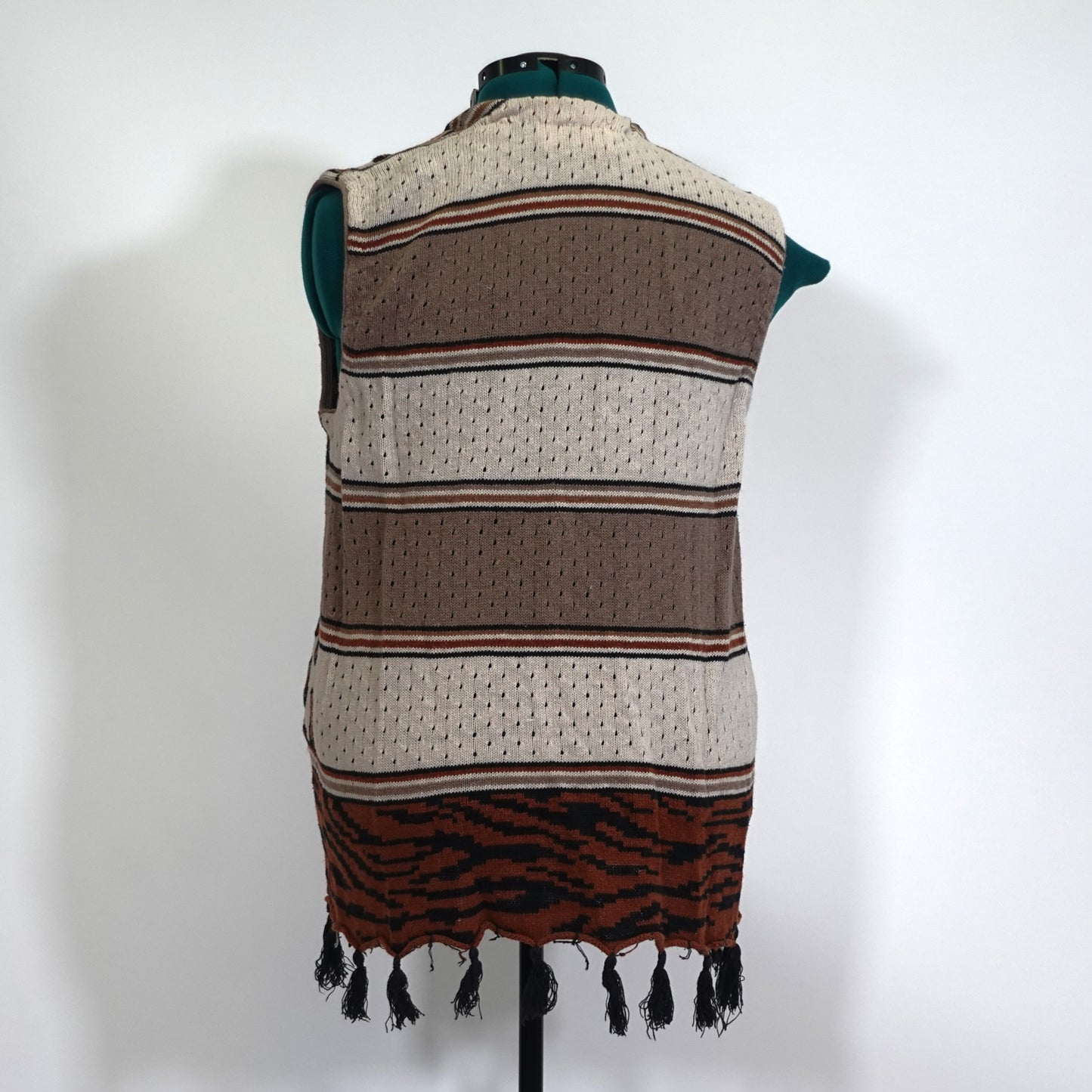Vintage Animal Print Sweater Vest