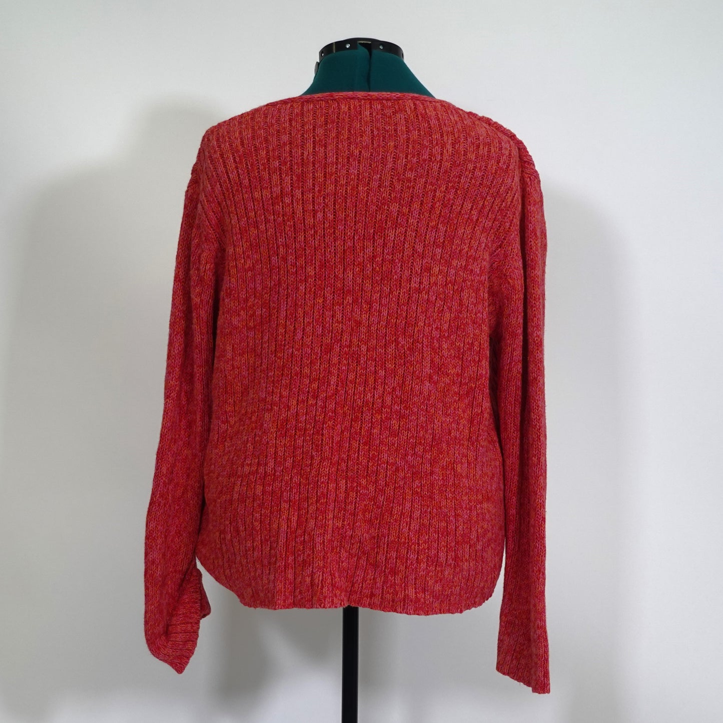 Pink and Orange Knit Sweater