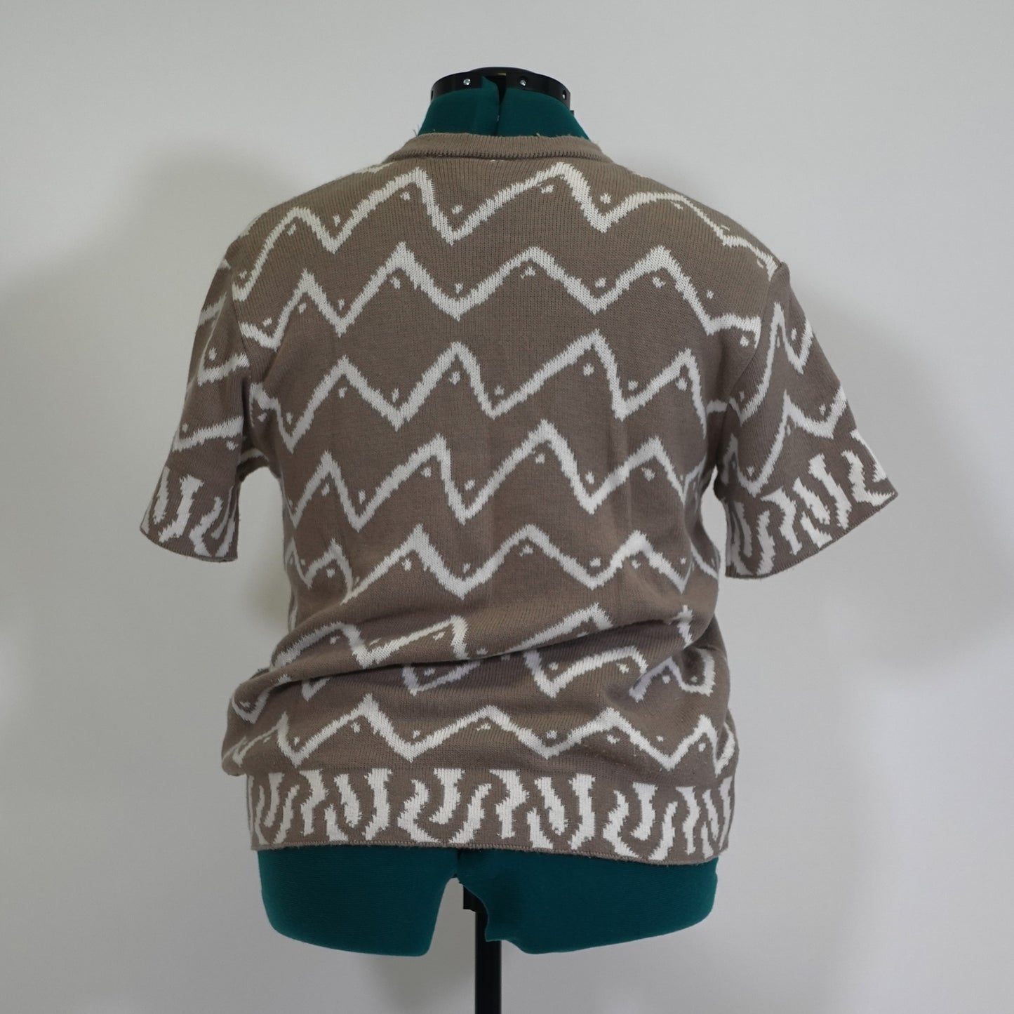 Vintage Short Sleeve Sweater Top