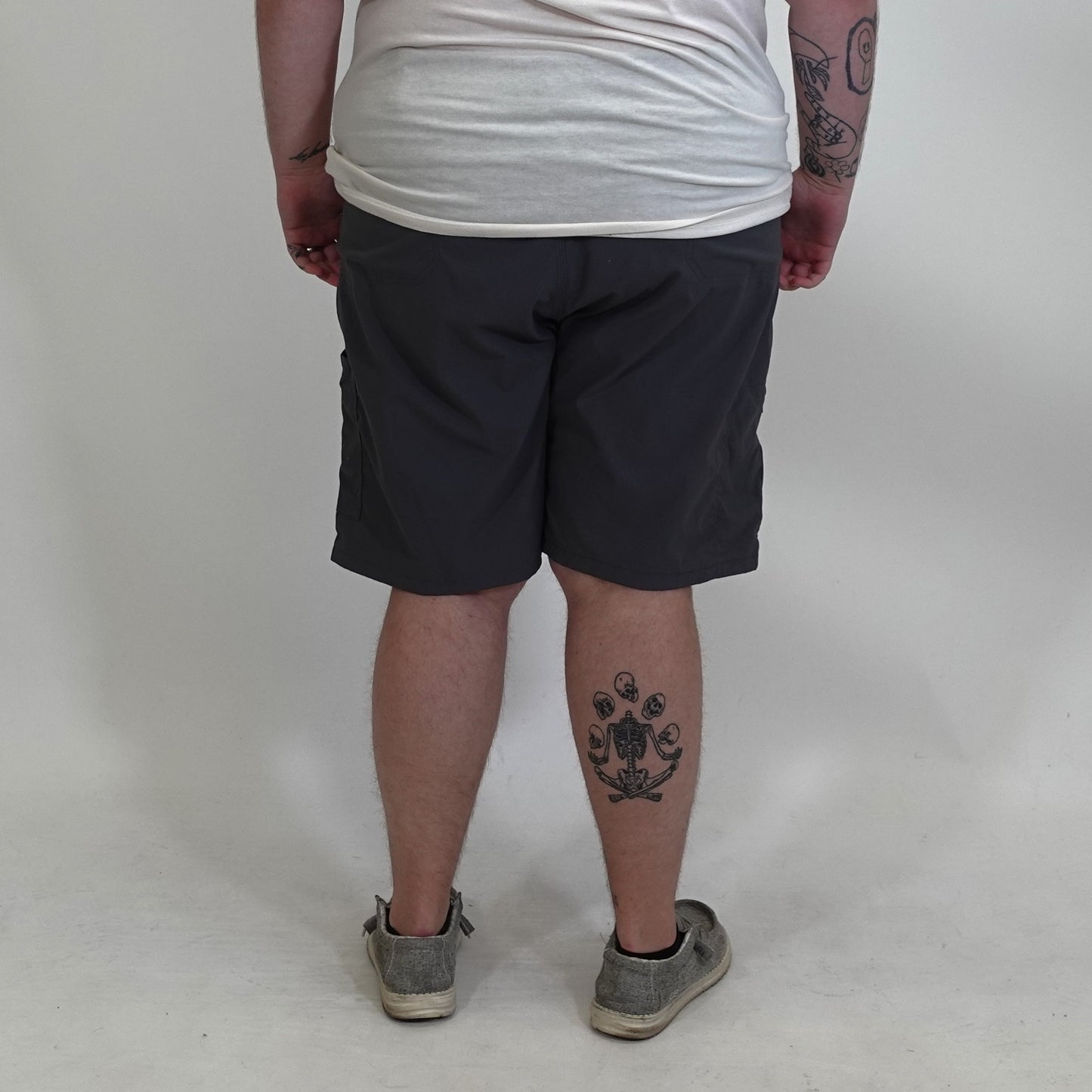 Grey Cargo Shorts
