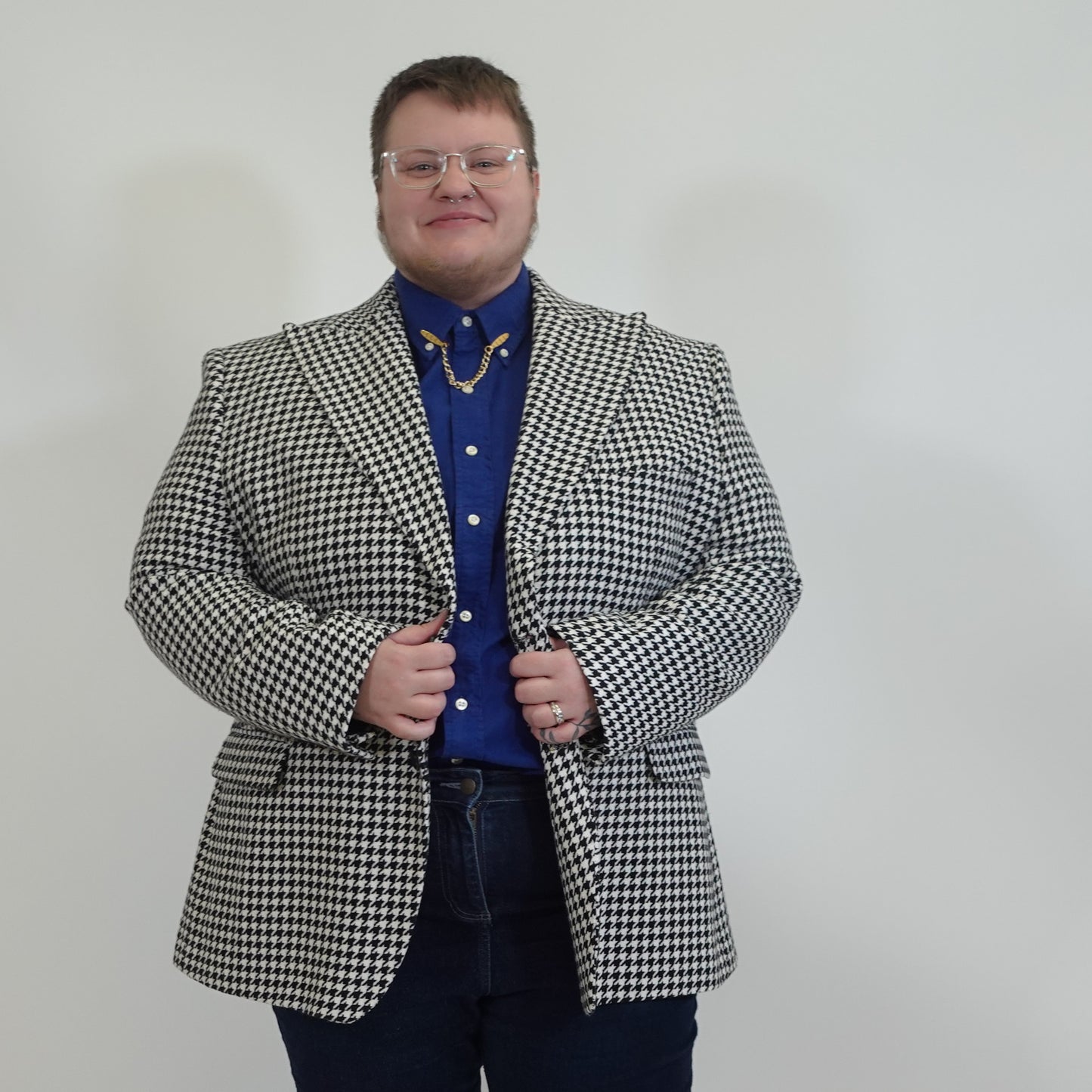 Houndstooth Blazer