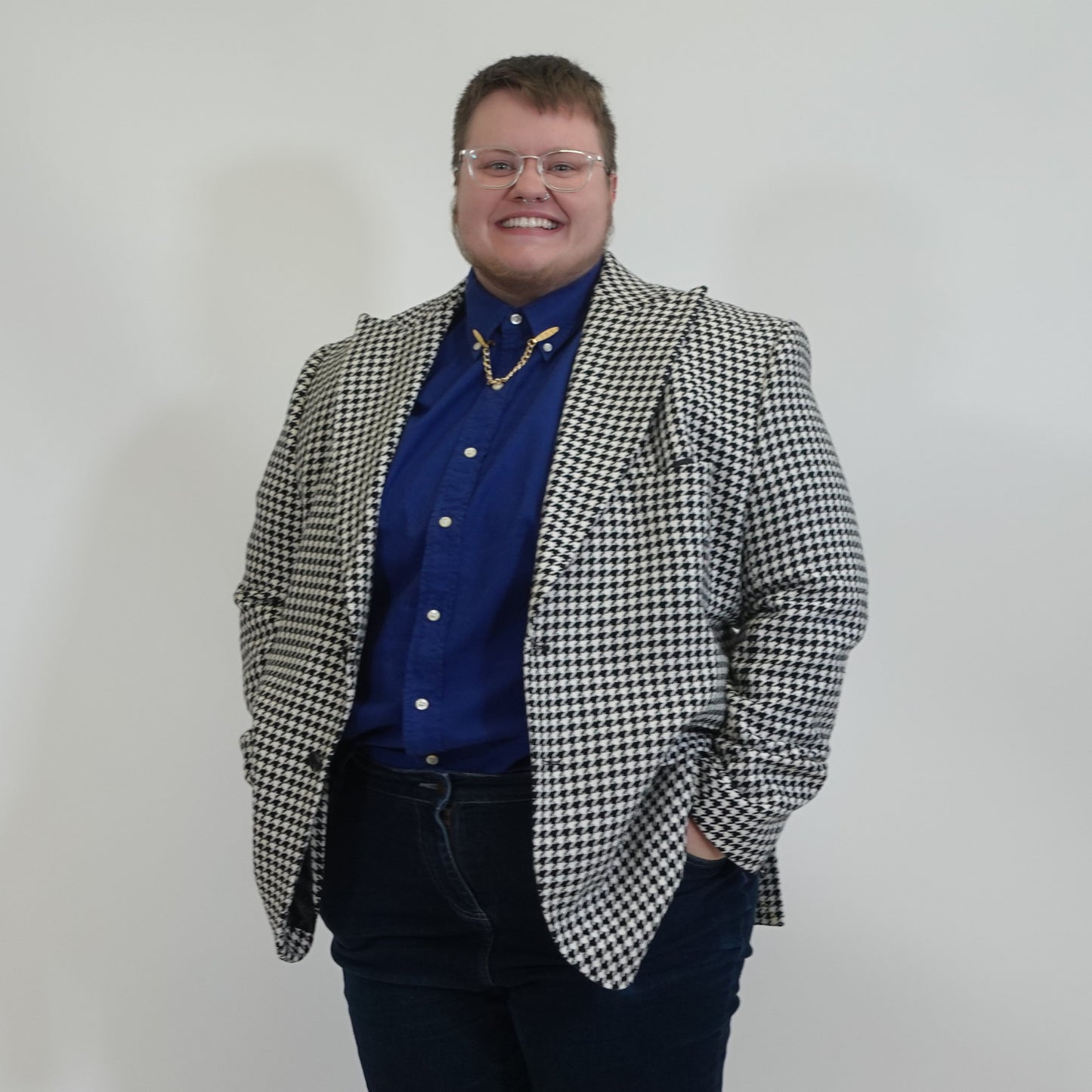 Houndstooth Blazer
