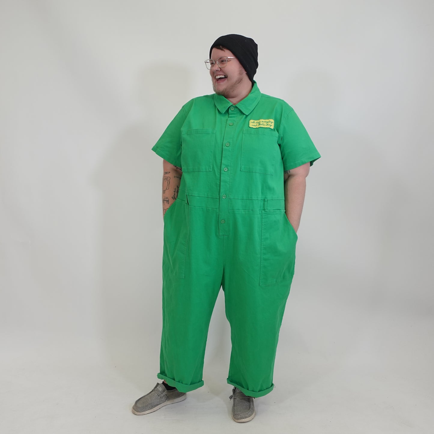 Green "Gay" Boiler Suit