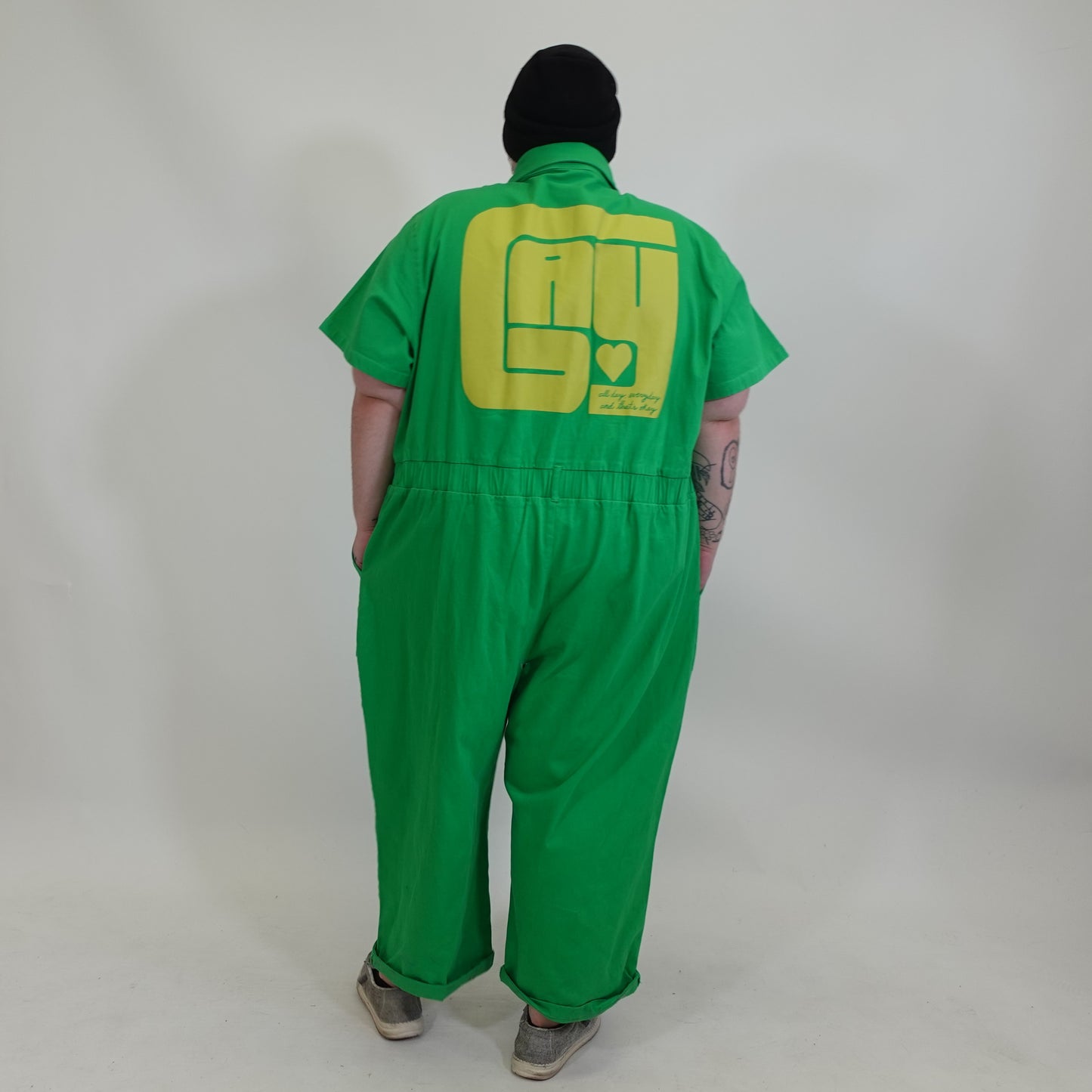Green "Gay" Boiler Suit