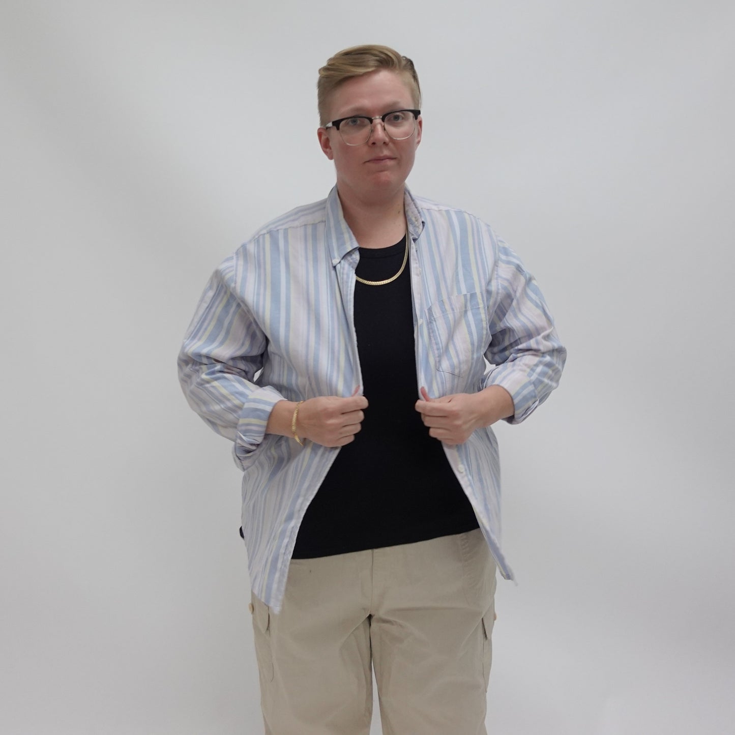 Pastel Stripe Button Down
