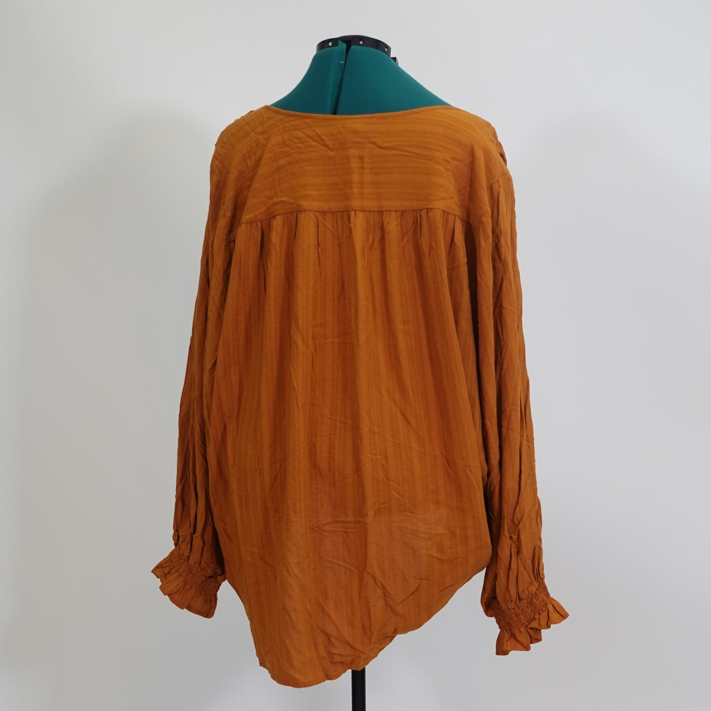 Mustard Yellow Peasant Blouse NWT