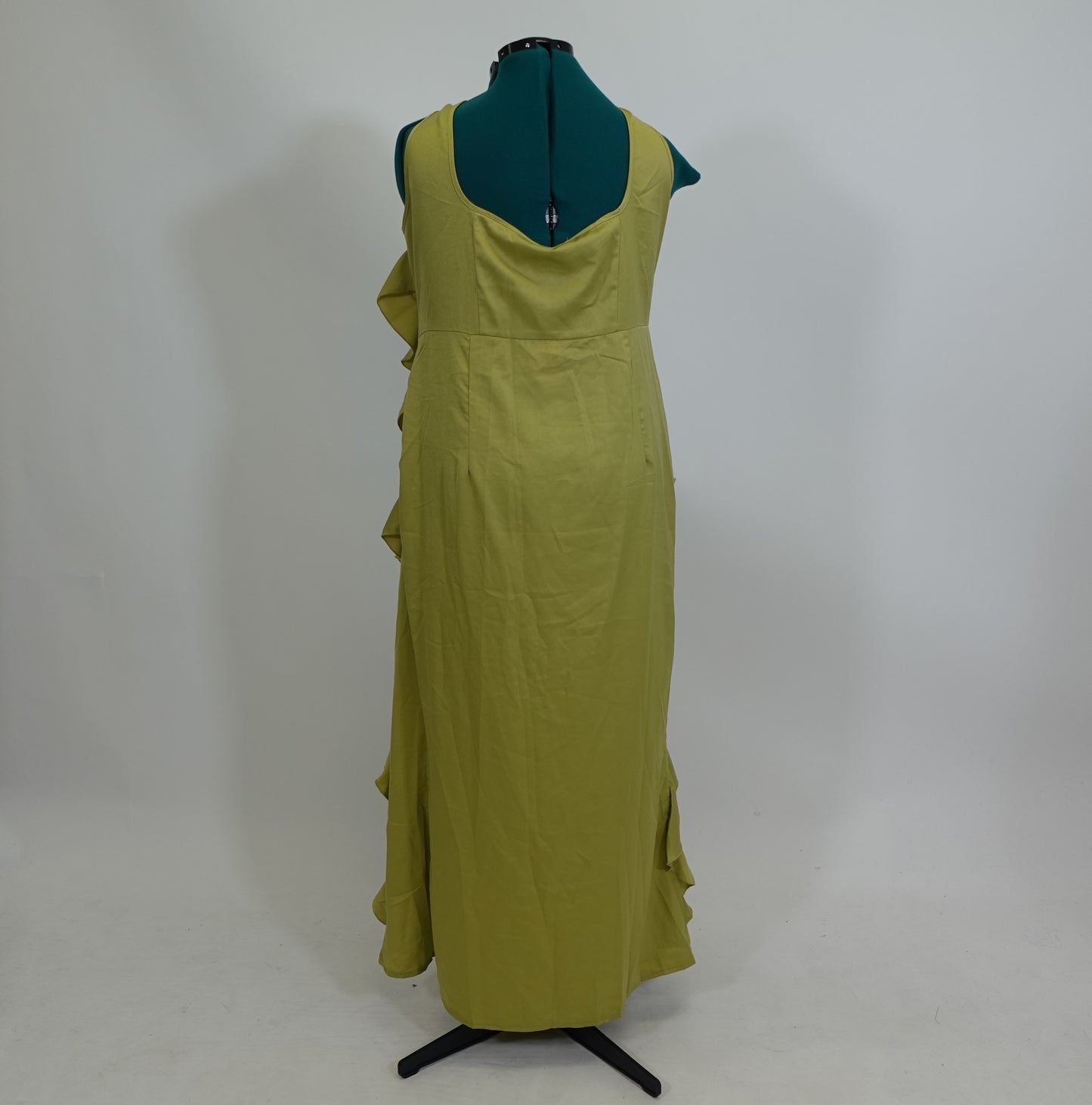 Green Sleeveless Ruffle Dress NWT